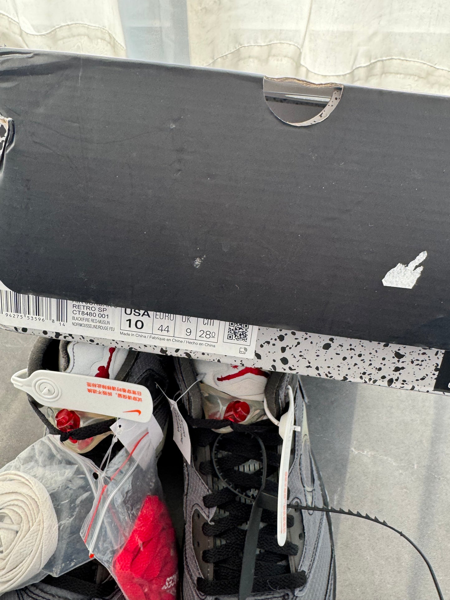 Air Jordan 5 Off-White Muslin US10