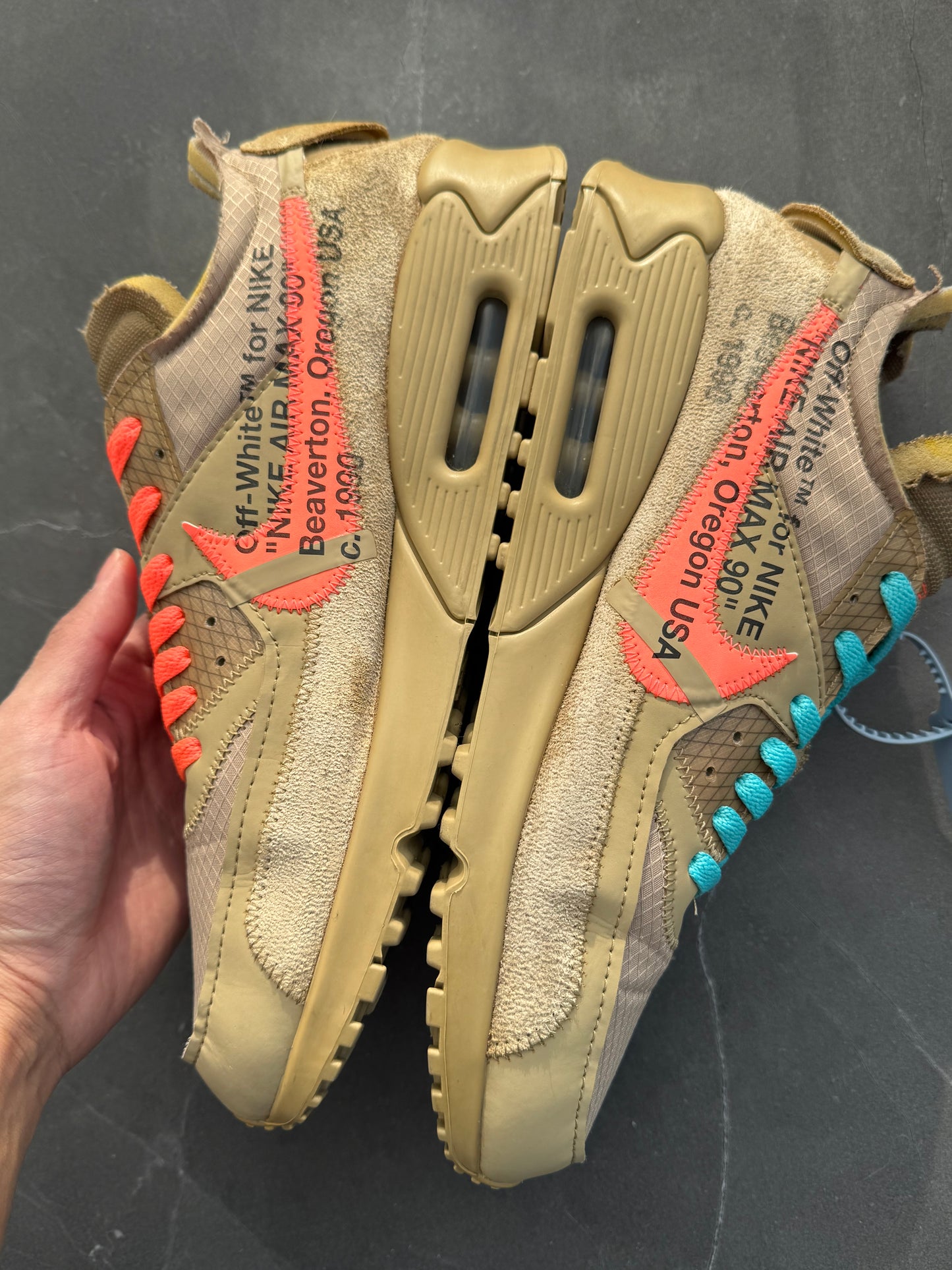 Air Max 90 Off-White Desert Ore US11