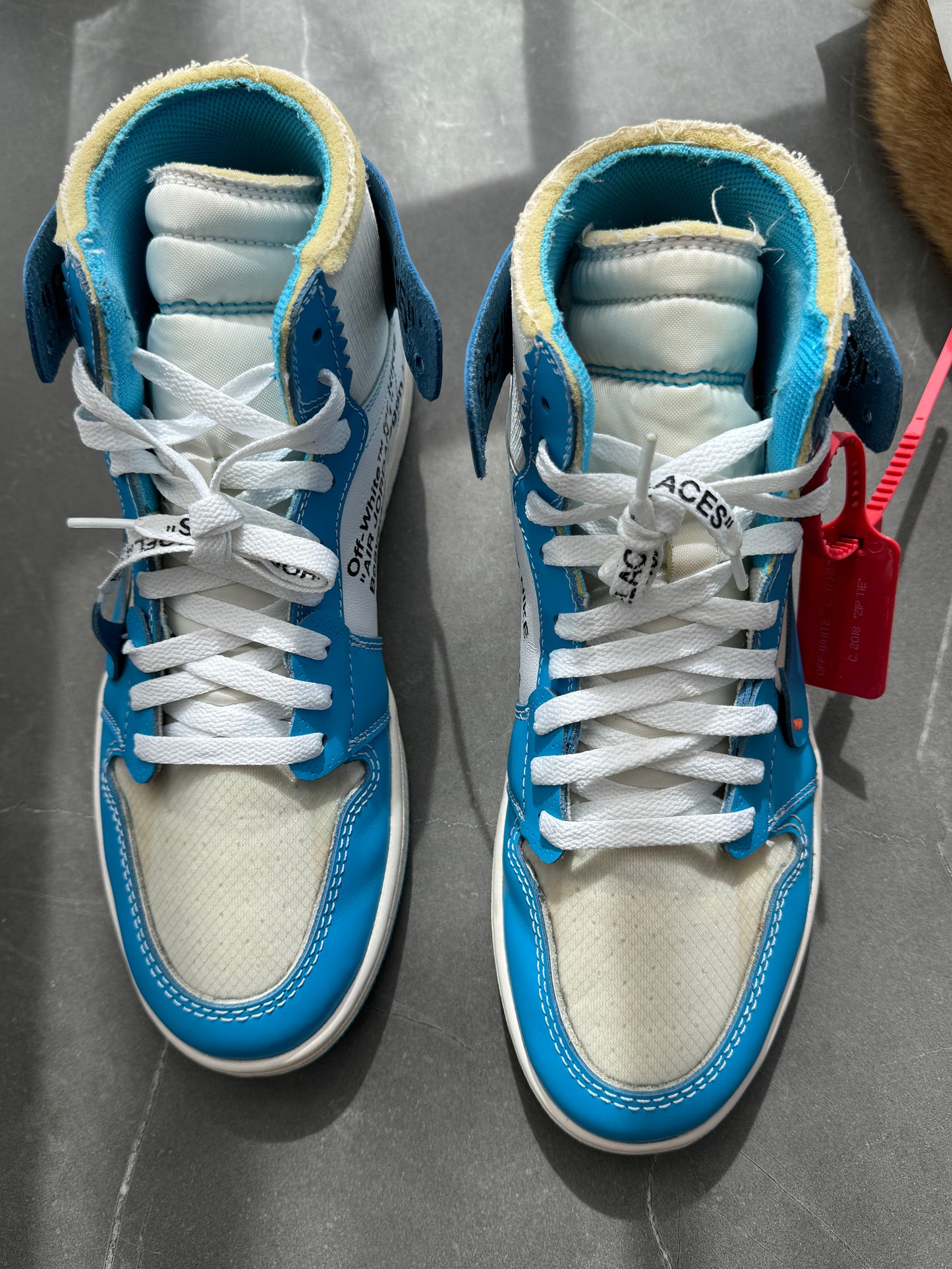 Air Jordan 1 High Off-White University Blue US9.5