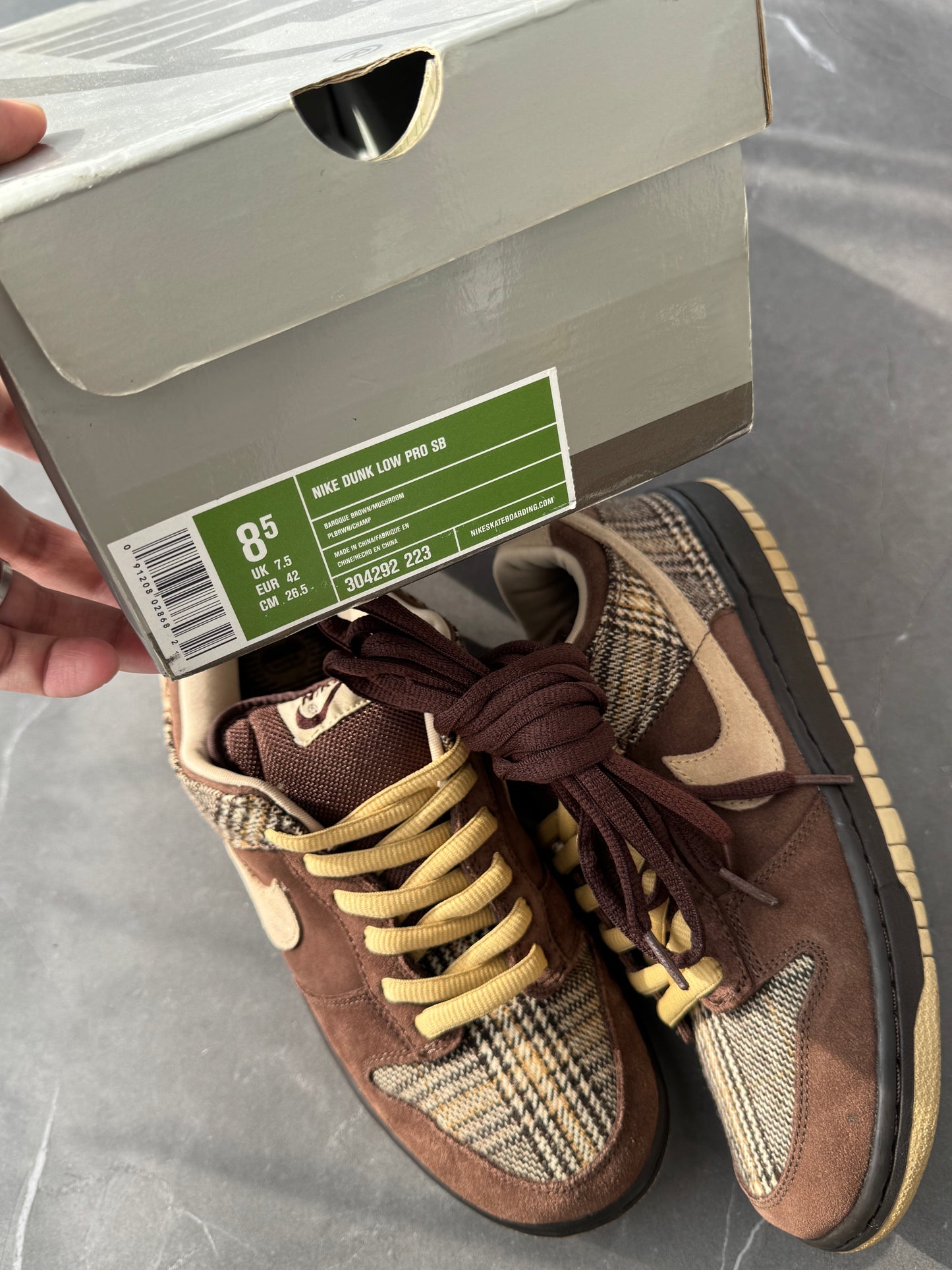 Dunk Low Pro SB Tweed 2004 US8.5