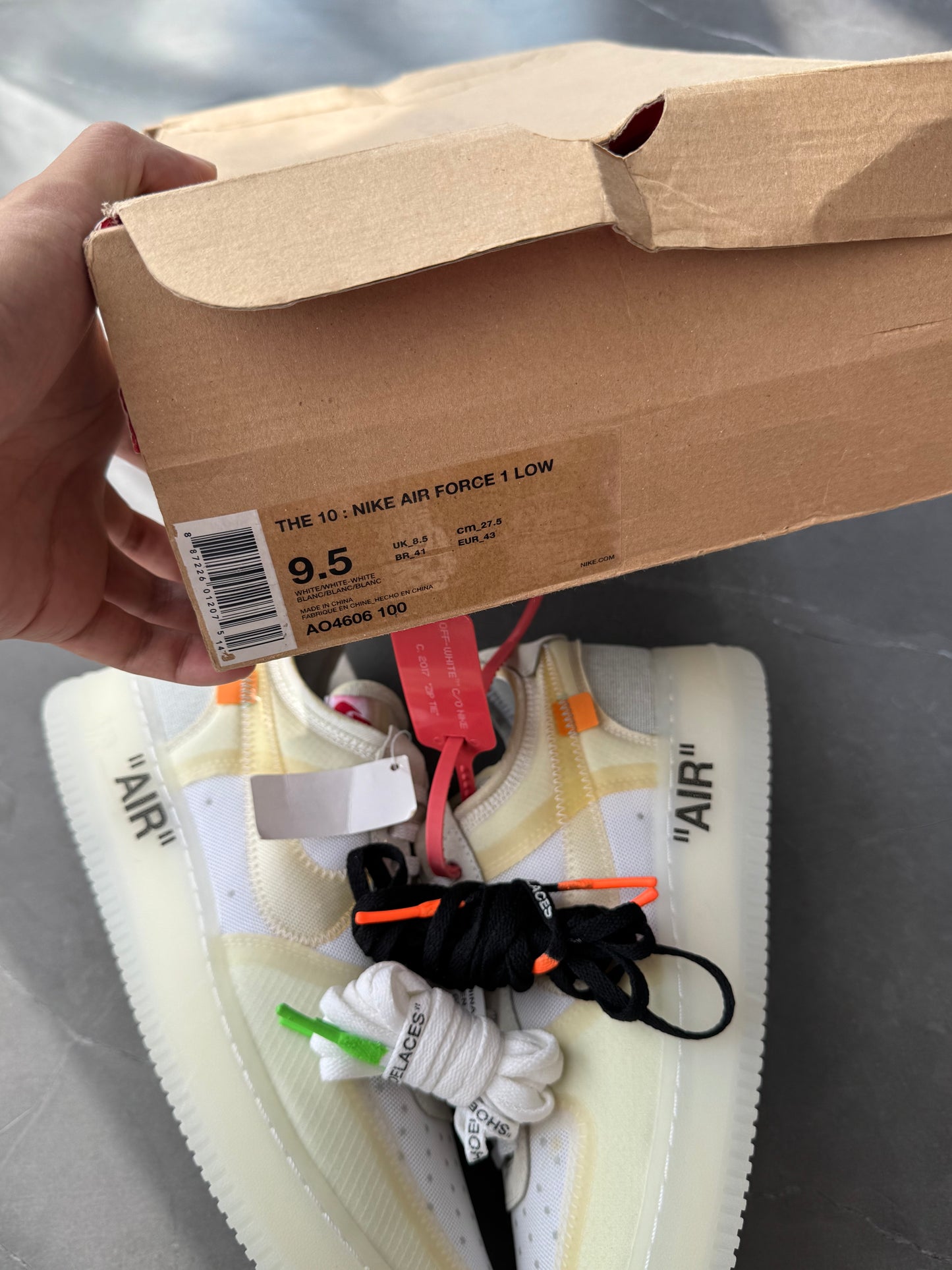 Air Force 1 Low Off-White The Ten US9.5