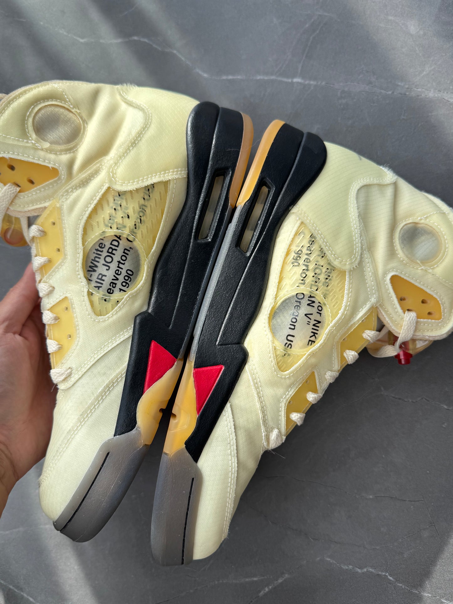 Air Jordan 5 Off-White Sail US12