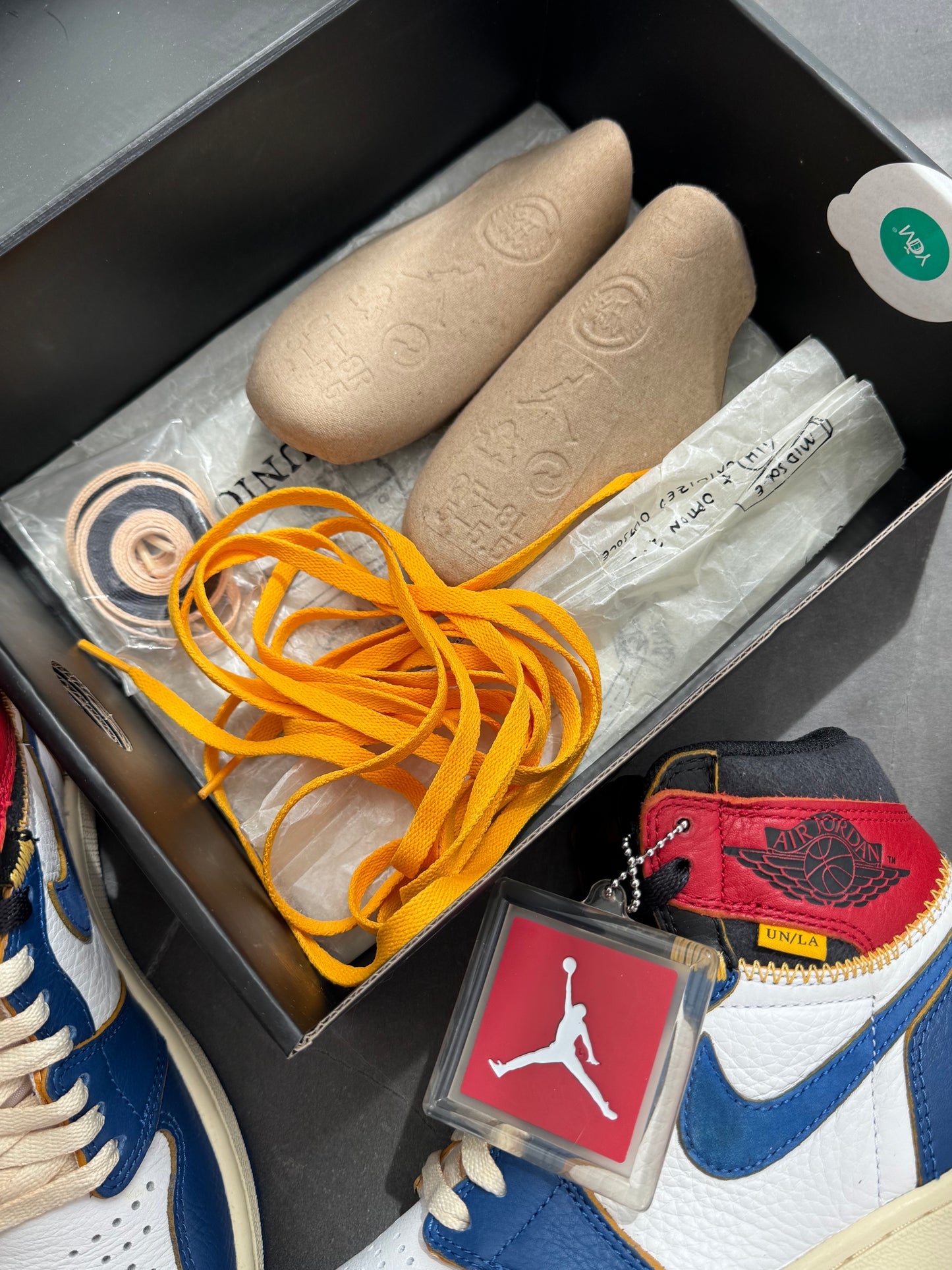 Air Jordan 1 High Union Blue Toe US5