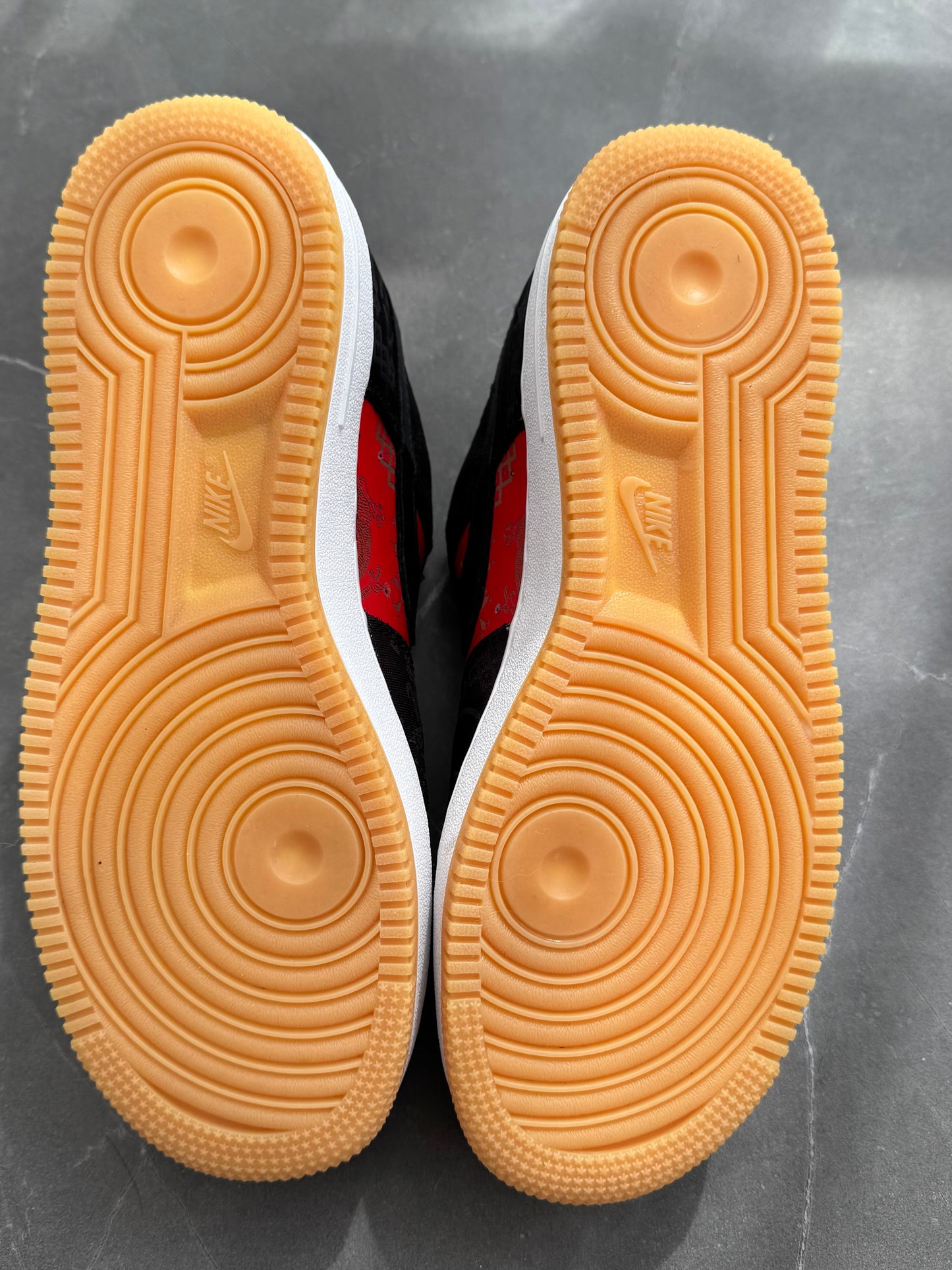 Air Force 1 Low Clot Fragment Design Black Silk