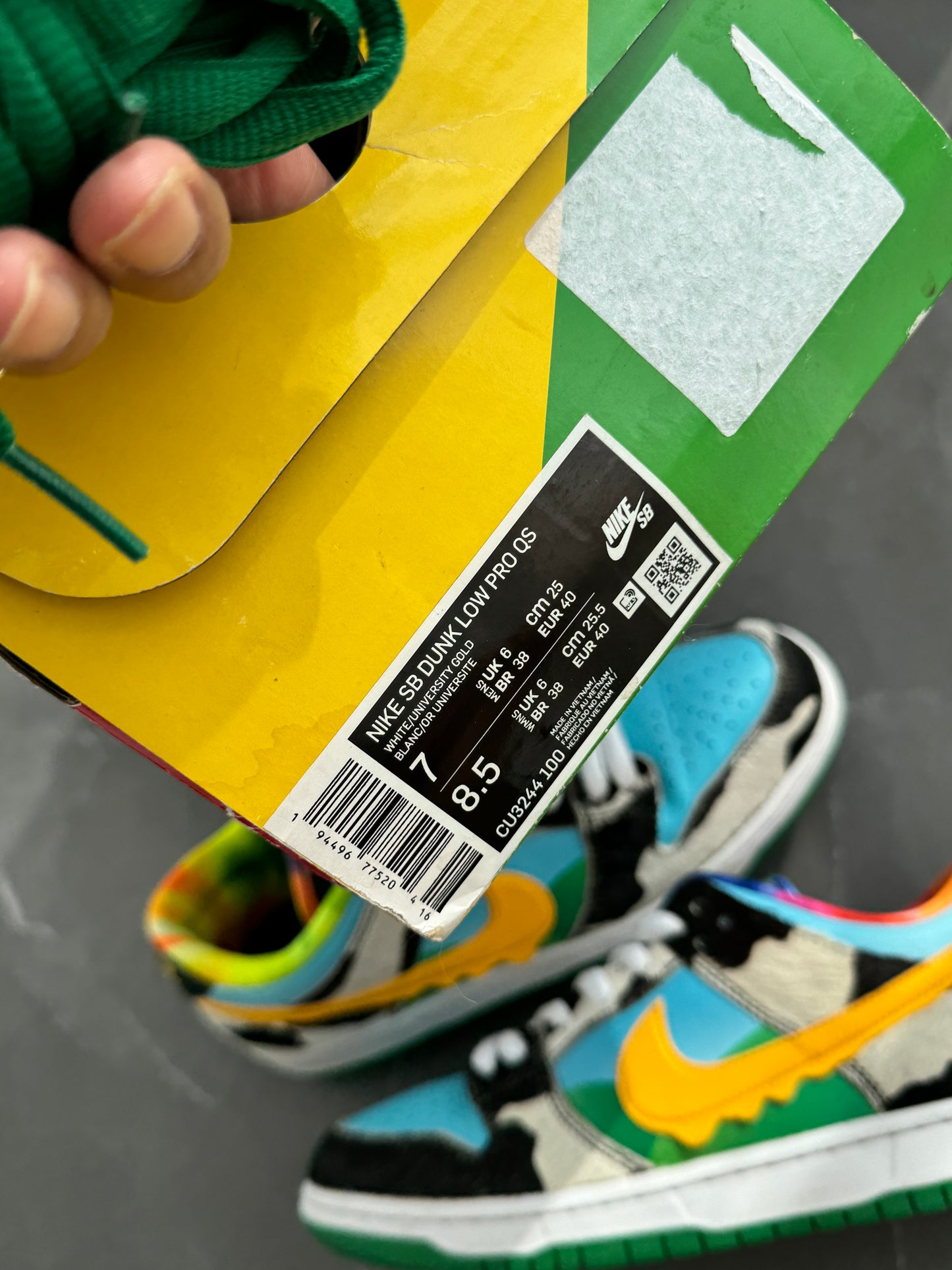 Dunk Low Pro SB Ben Jerry‘s Chunky Dunky US7