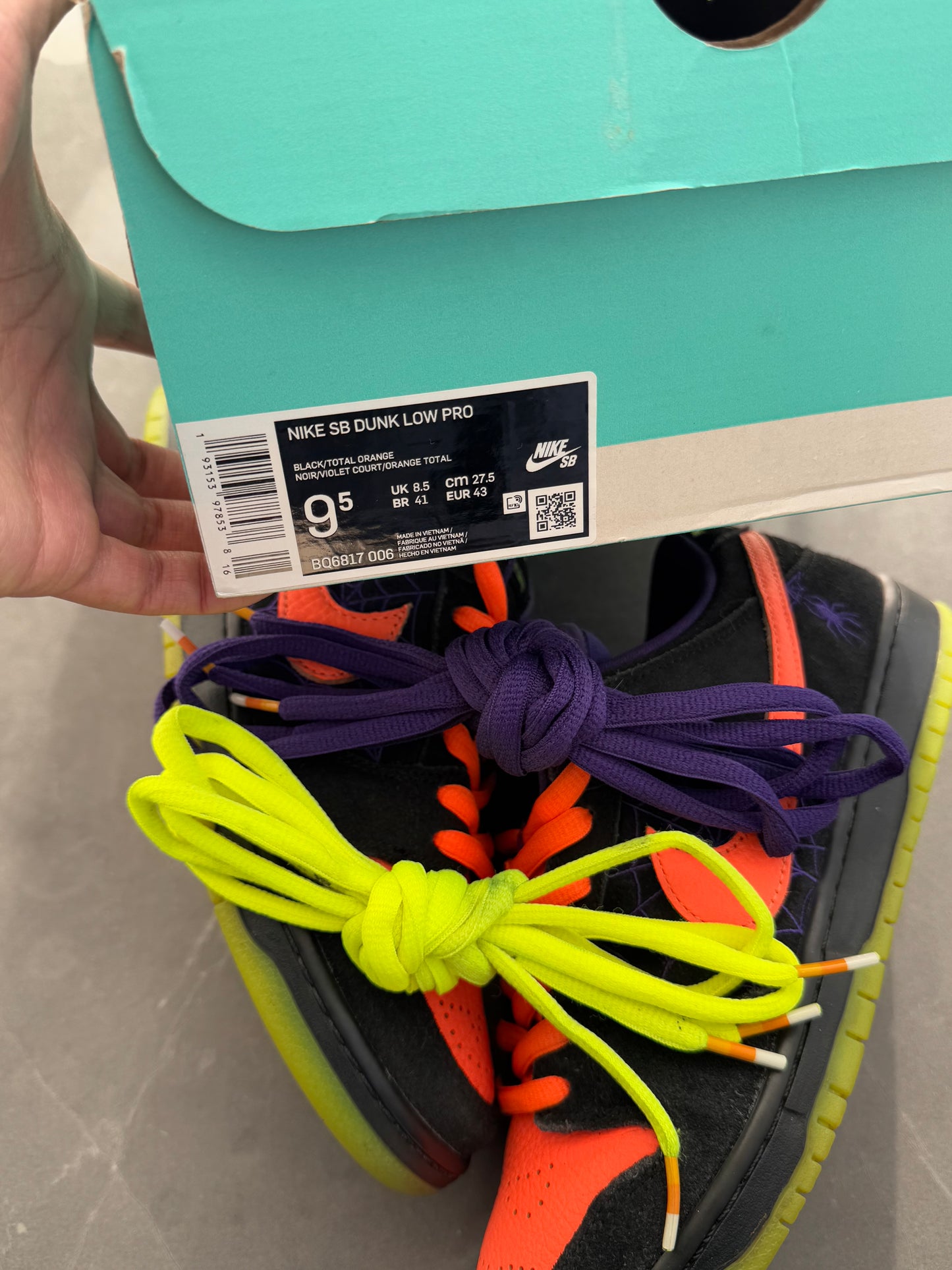 Dunk Low Pro SB Night Of Mischief Halloween US9.5