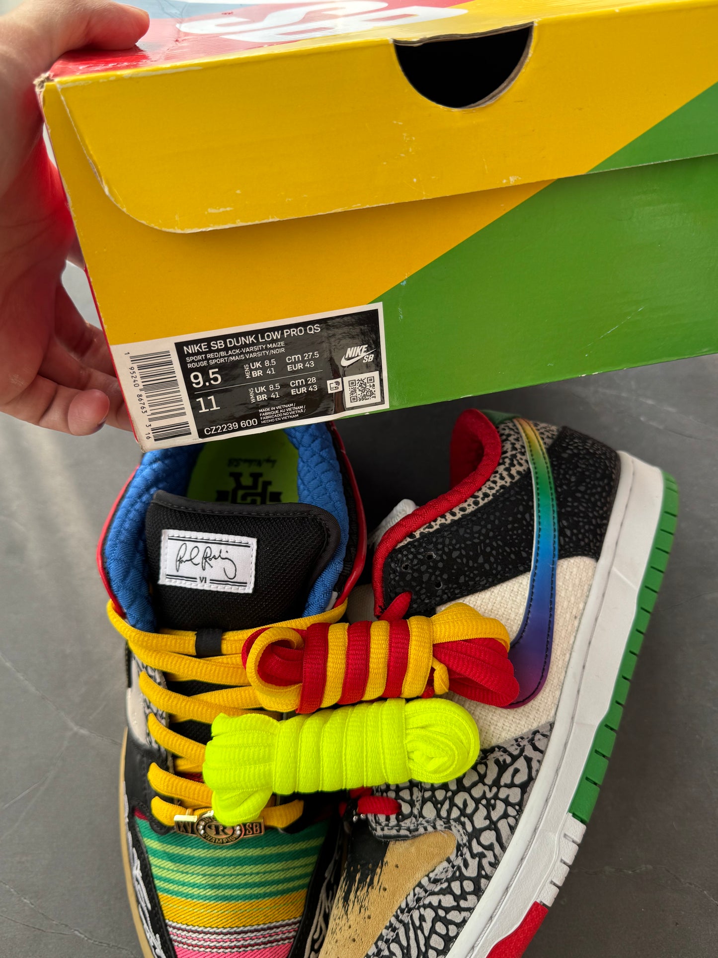 Dunk Low Pro SB What The Paul US9.5