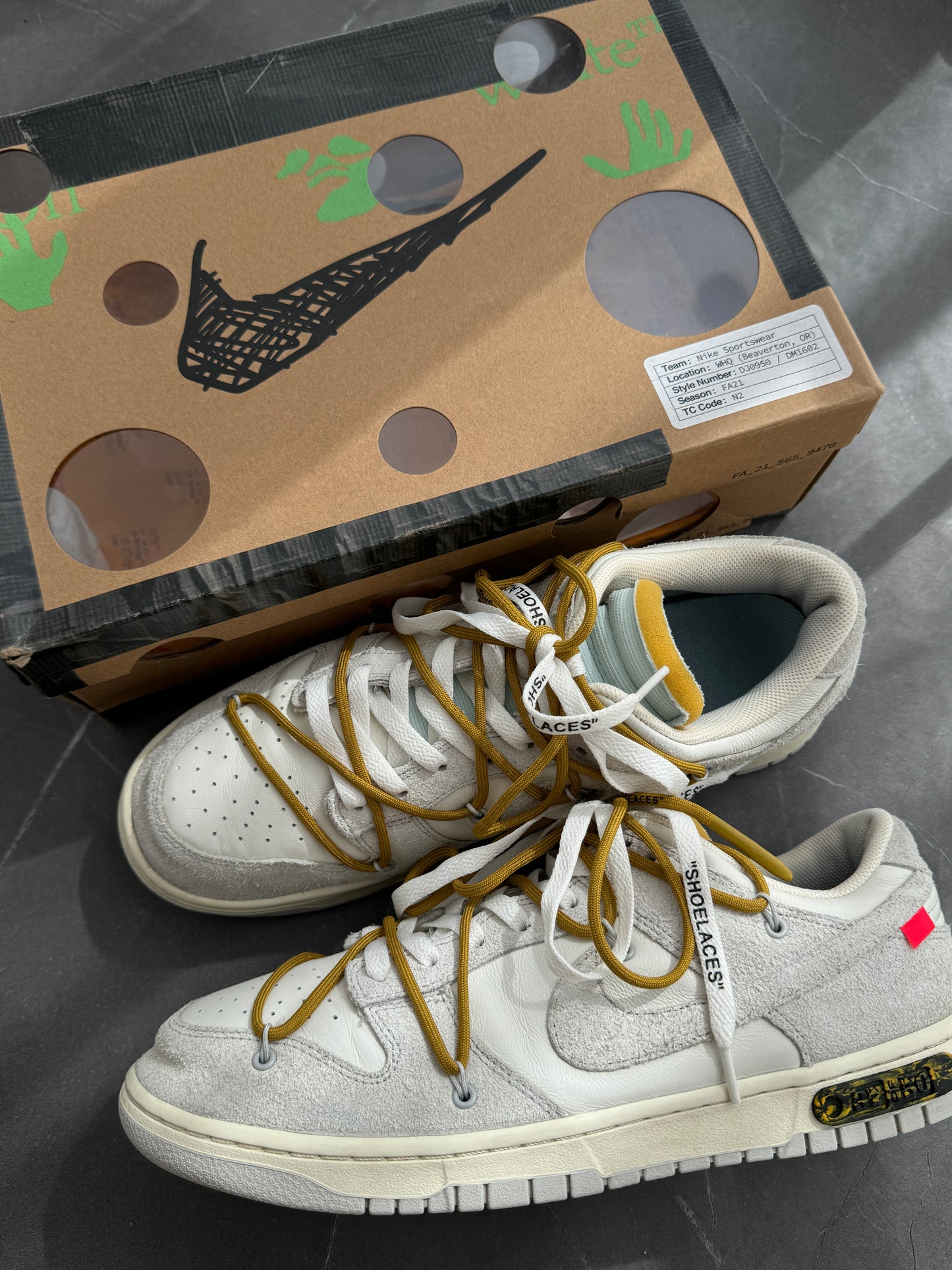 Dunk Low Off-White Lot37