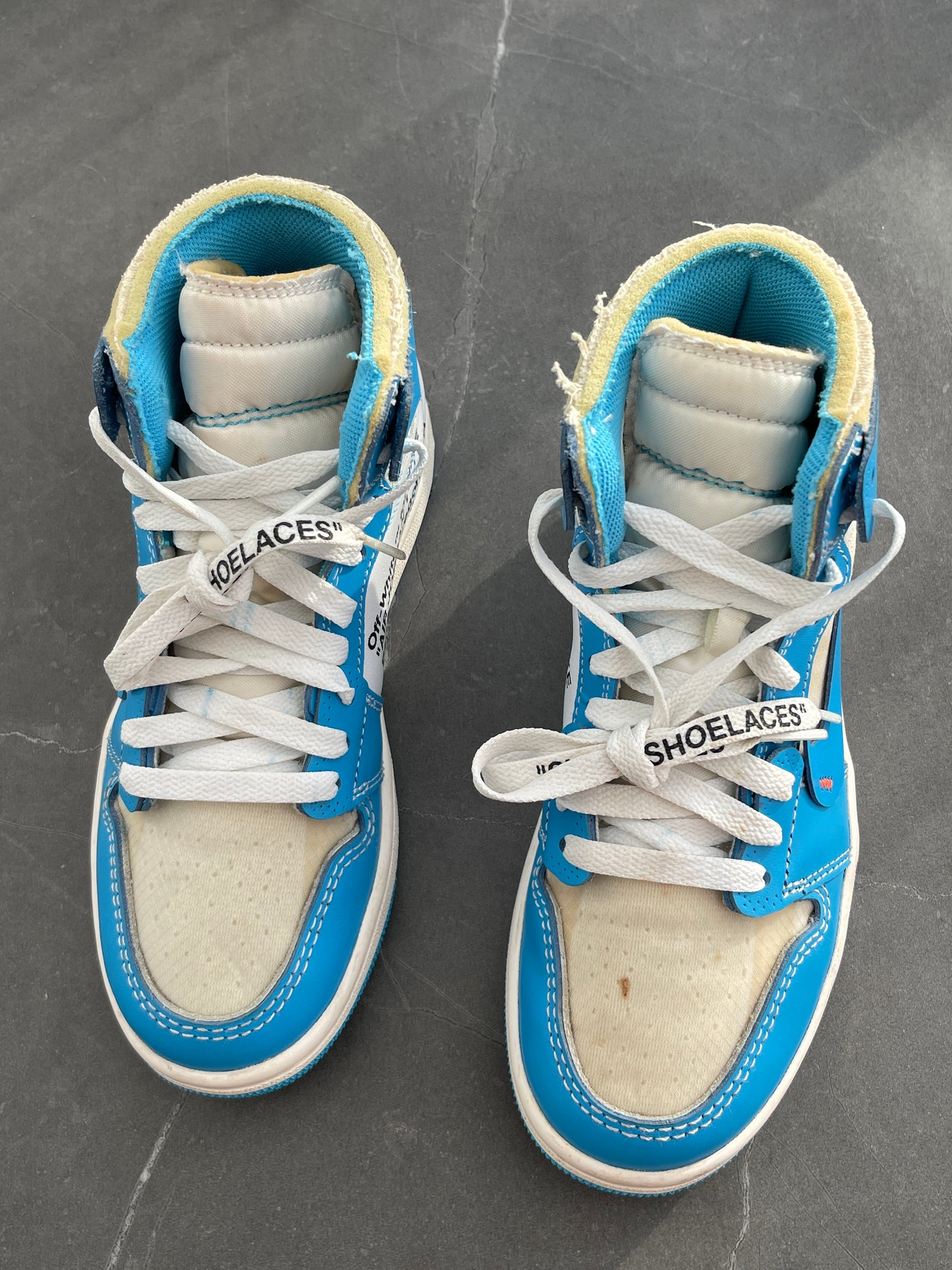 Air Jordan 1 High Off-White University Blue US4.5