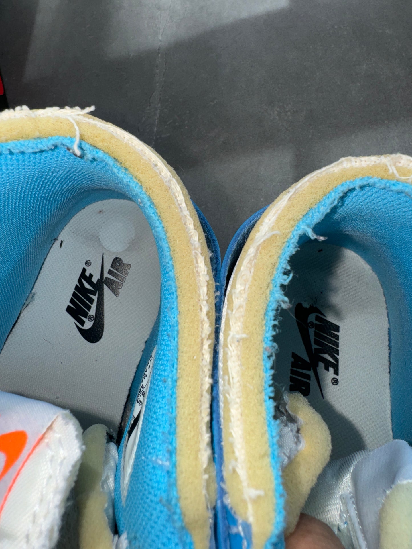 Air Jordan 1 High Off-White University Blue US9.5