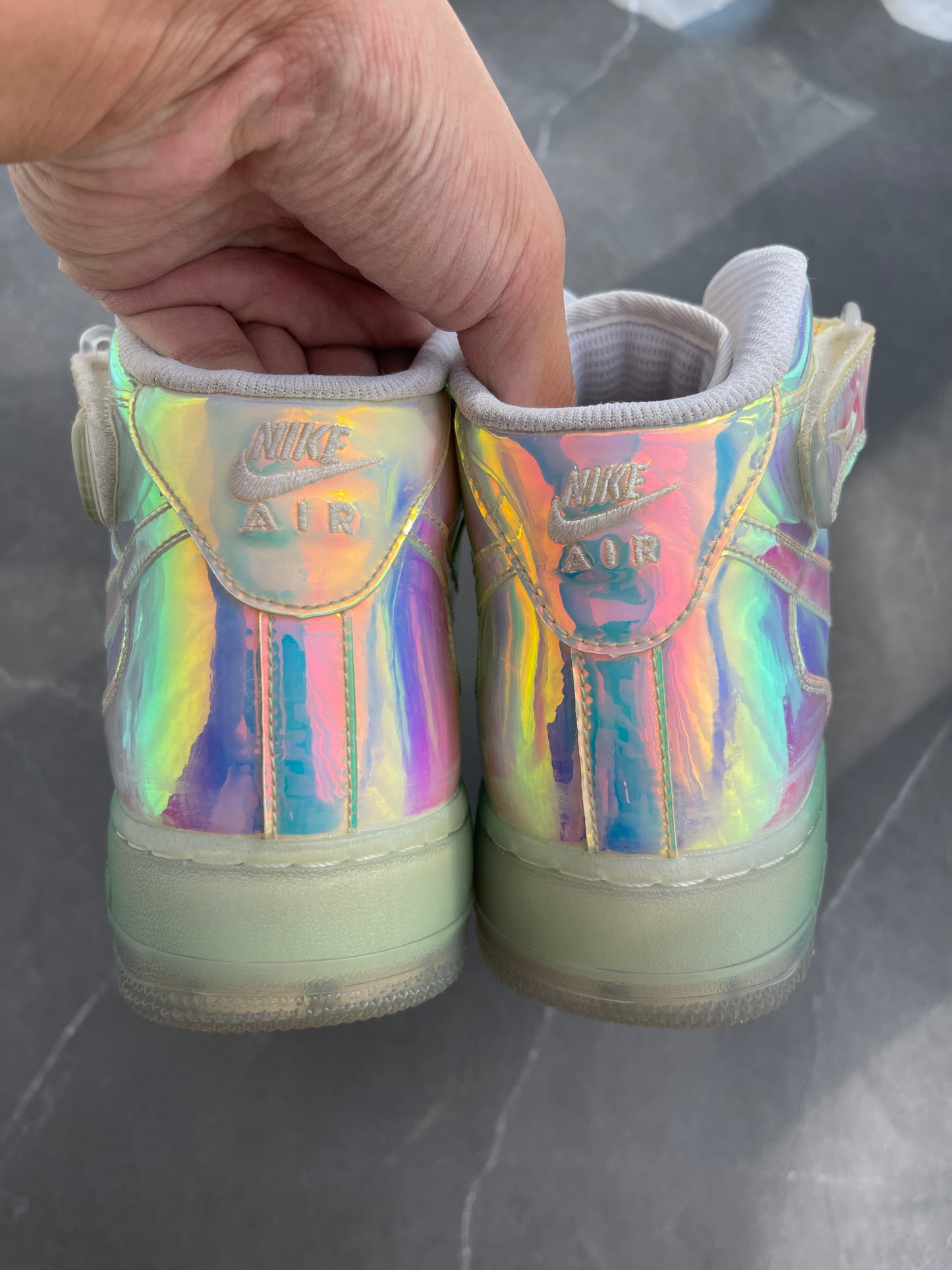 Air Force 1 Mid Iridescent Super Bowl 2015 US7.5