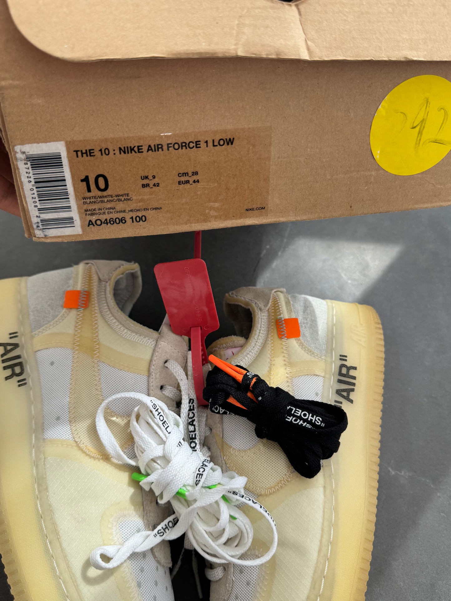 Air Force 1 Low Off-White The Ten US10