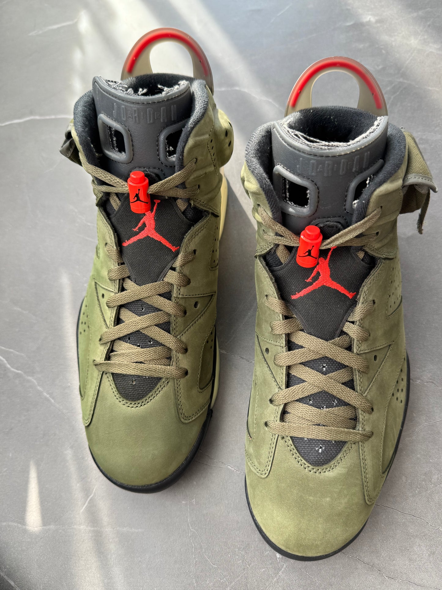 Air Jordan 6 Travis Scott Olive US11