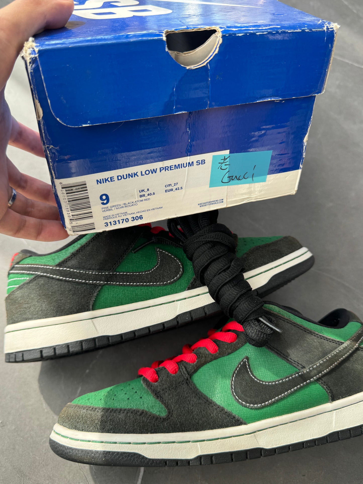 Dunk Low Premium SB Pine Green Black 2011