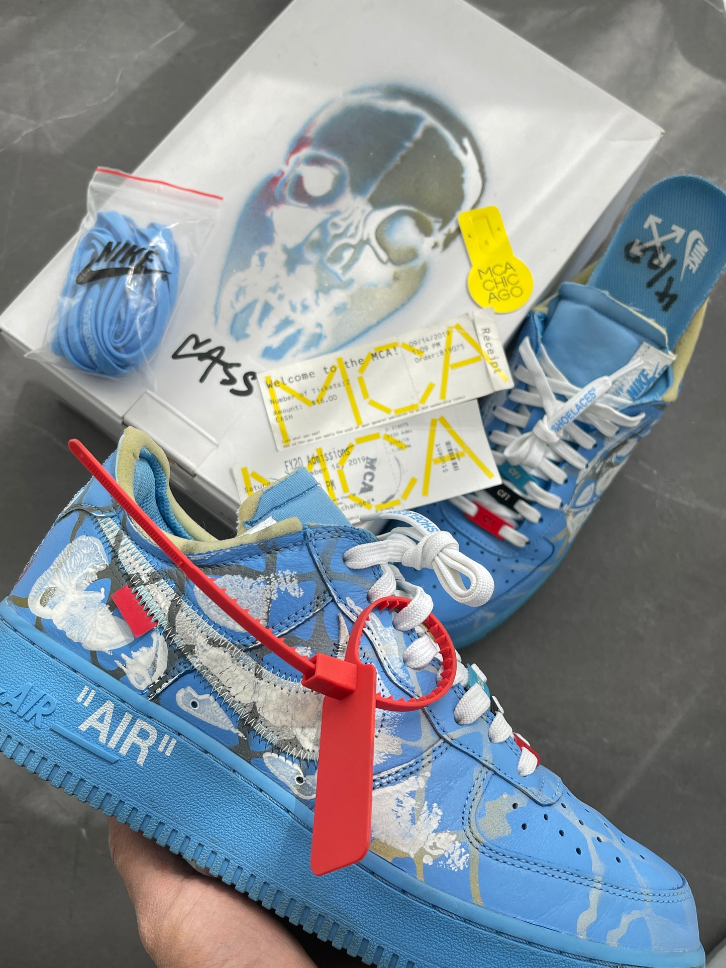 Air Force 1 Virgil Abloh✖️MCA Chicago✖️Cassius Hirst 💀