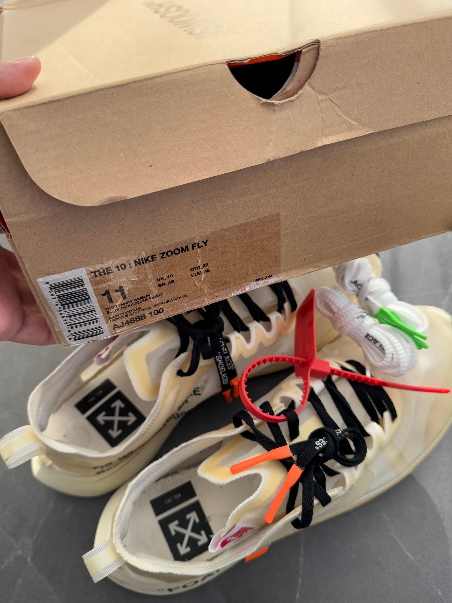 Nike Zoom Fly Off-White The Ten US11