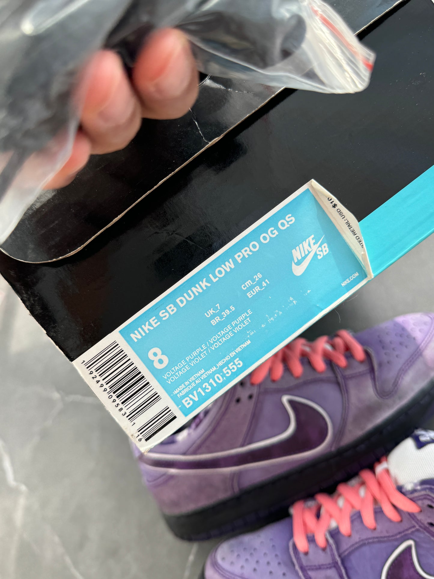 Dunk Low Pro SB Purple Lobster US8