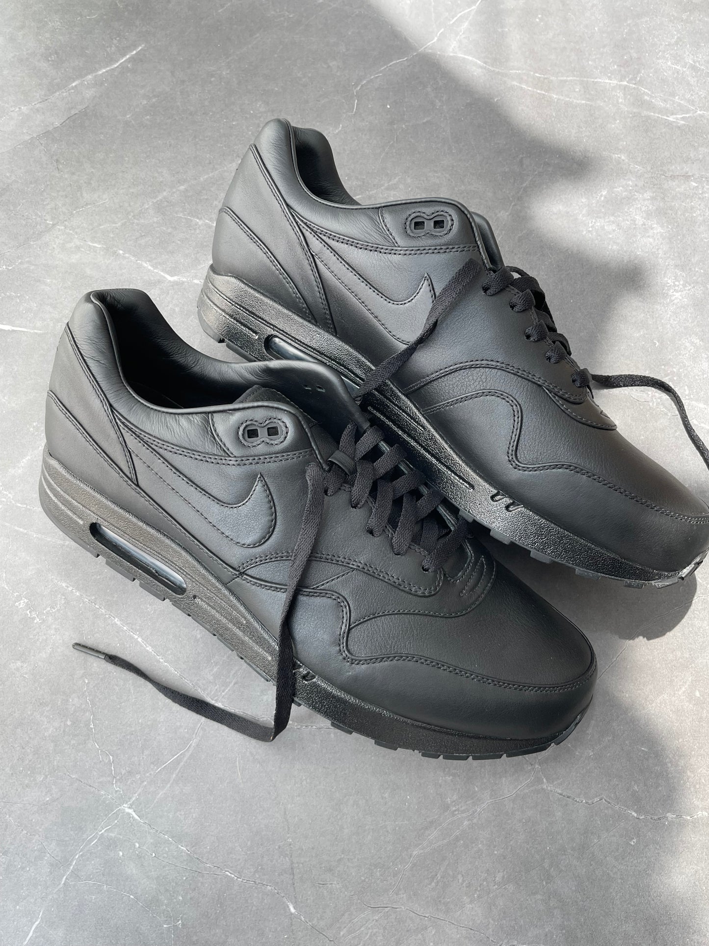 Air Max 1 Bespoke Triple Black Fit Test Sample 2015