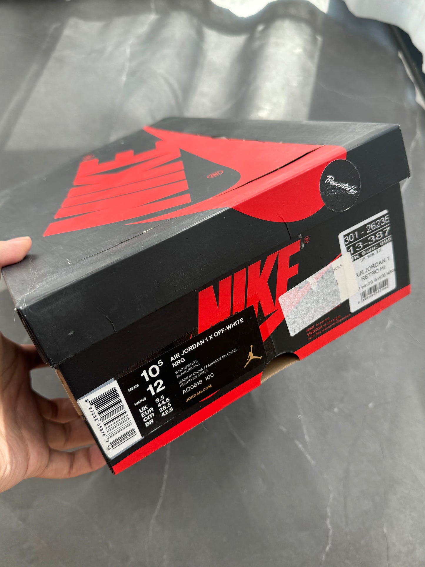 Air Jordan 1 High Off-White White Euro