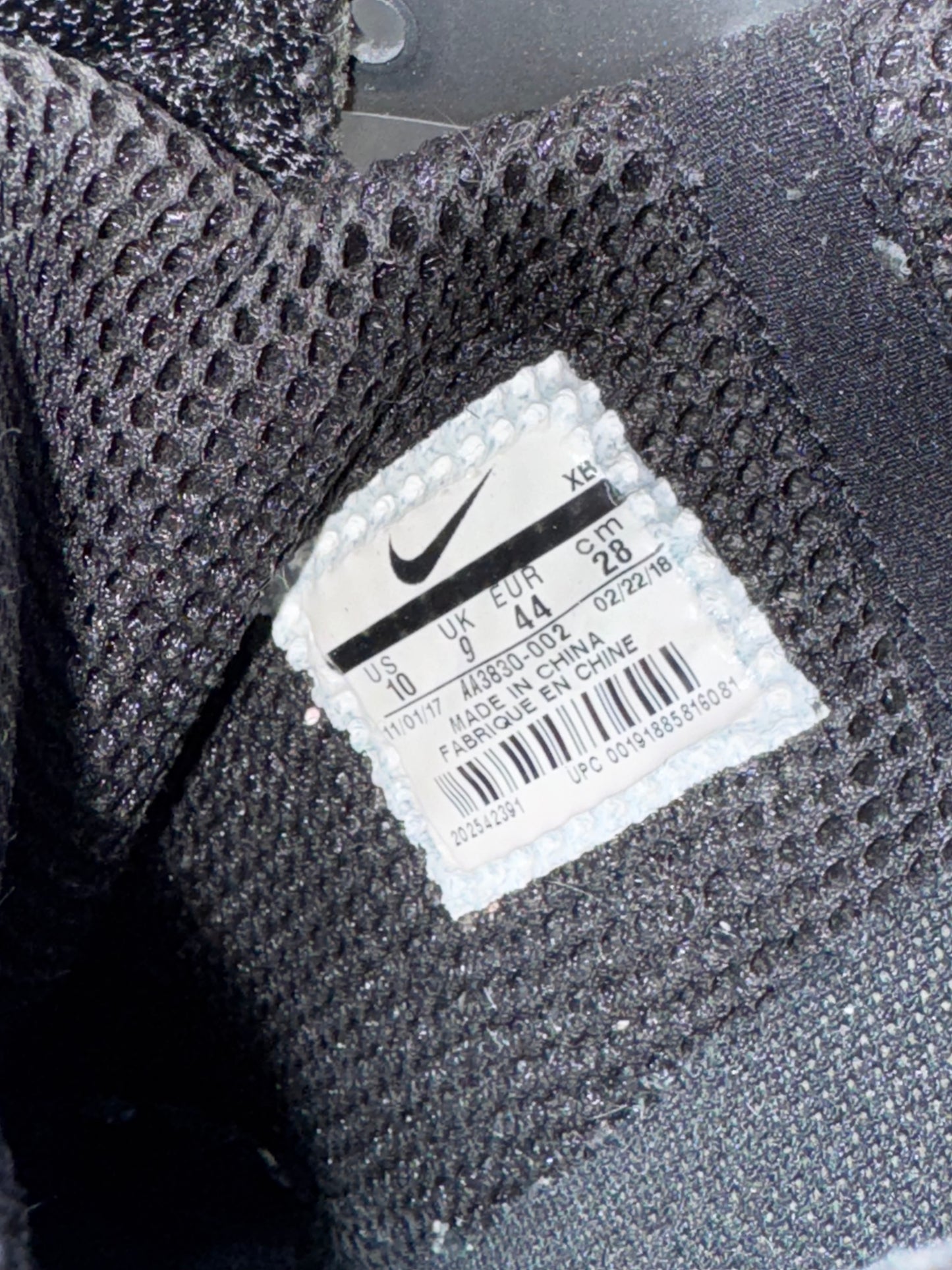 Nike Air Presto Off-White Black US10