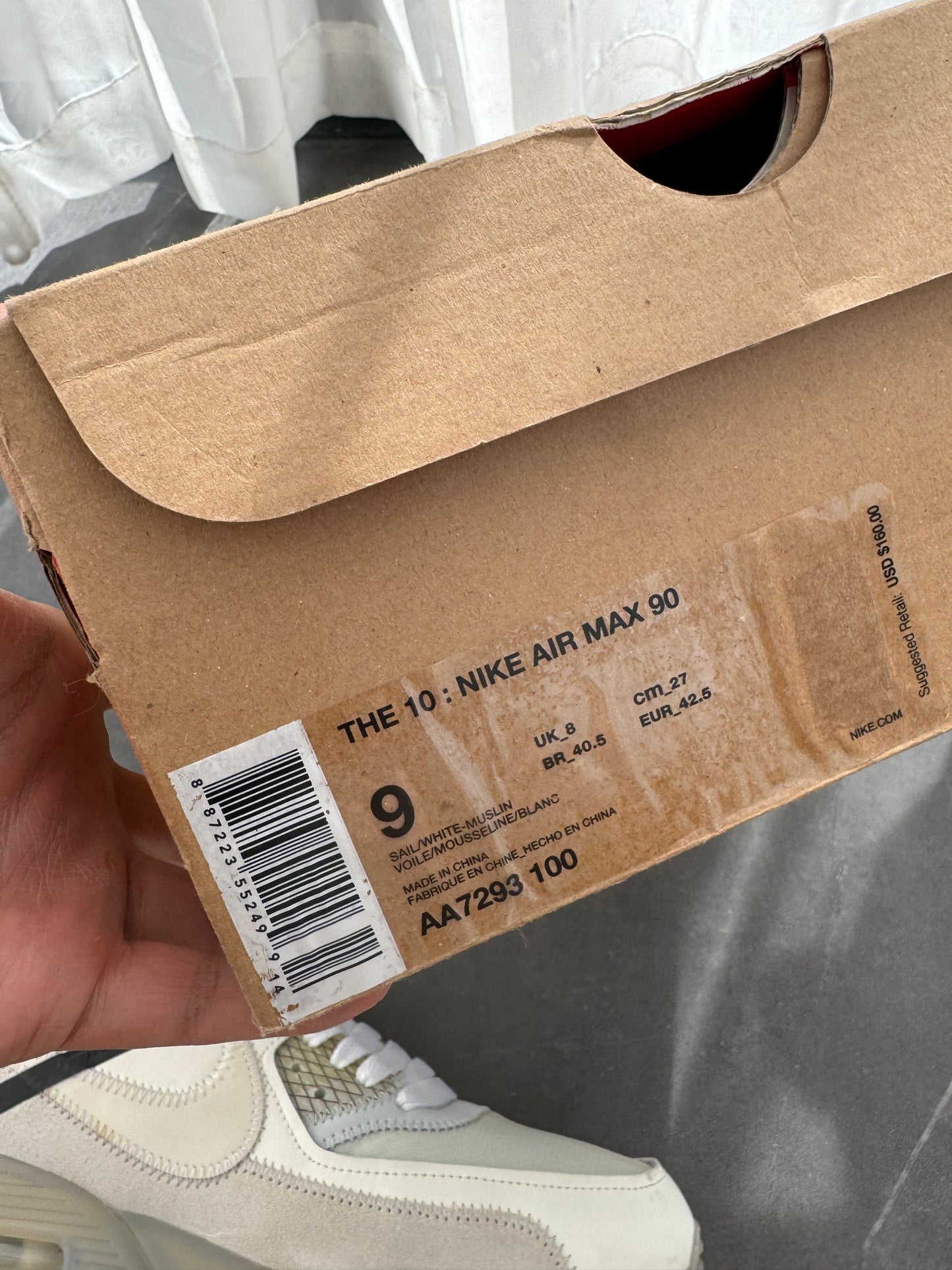 Air Max 90 Off-White The Ten US9