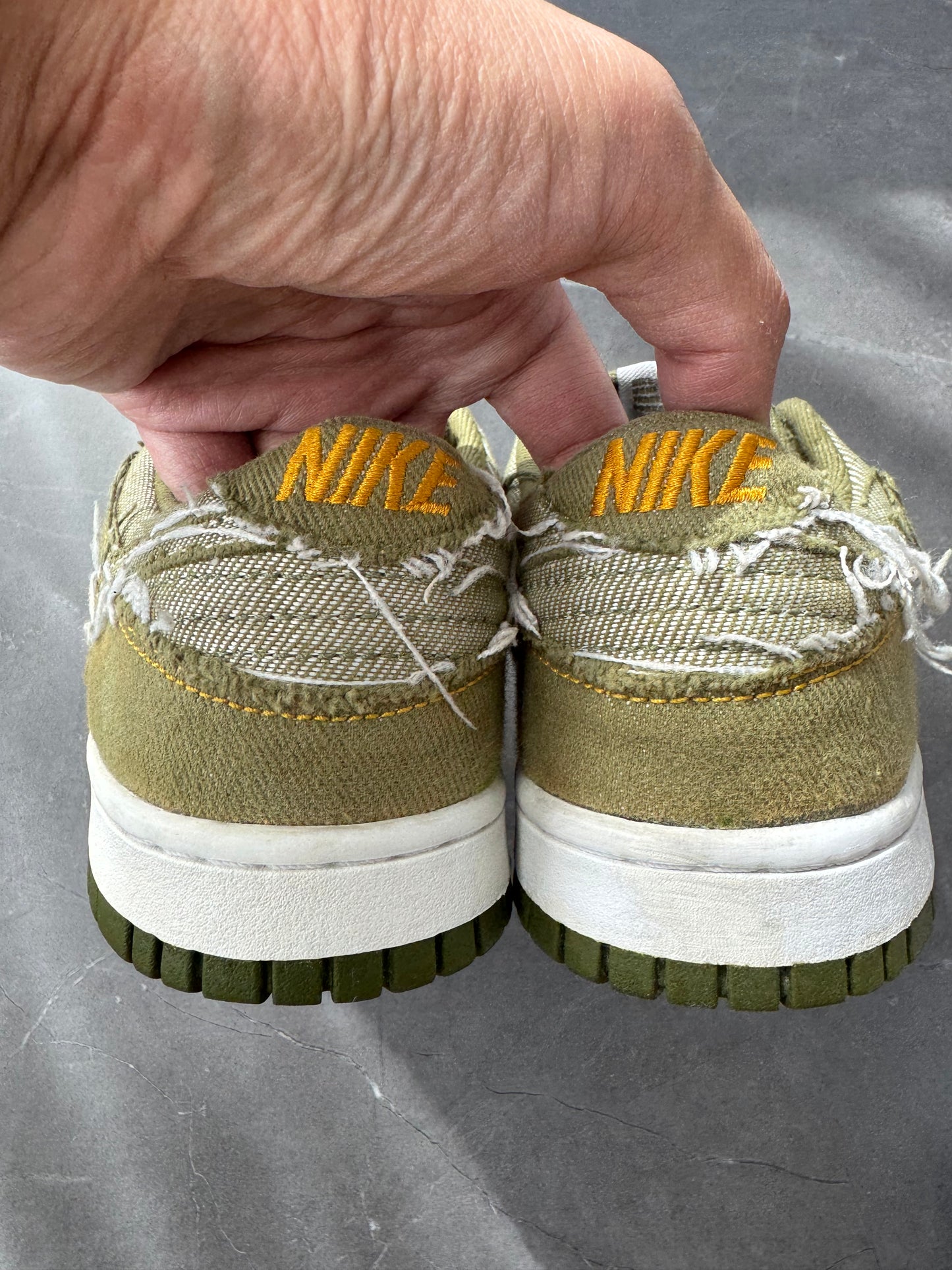 Dunk Low CL Pilgrim White Green Denim 2005 US5