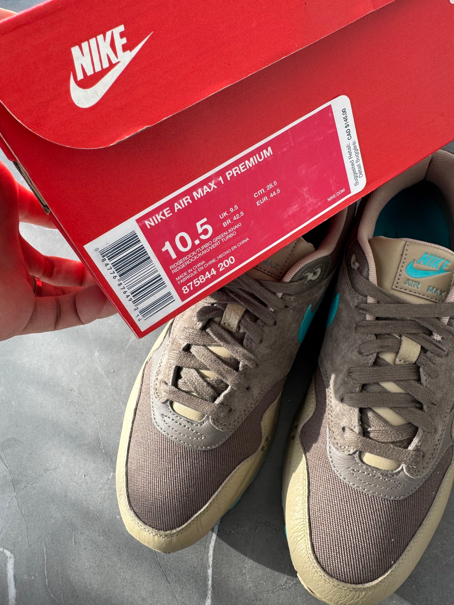 Air Max 1 Ridegerock 2017