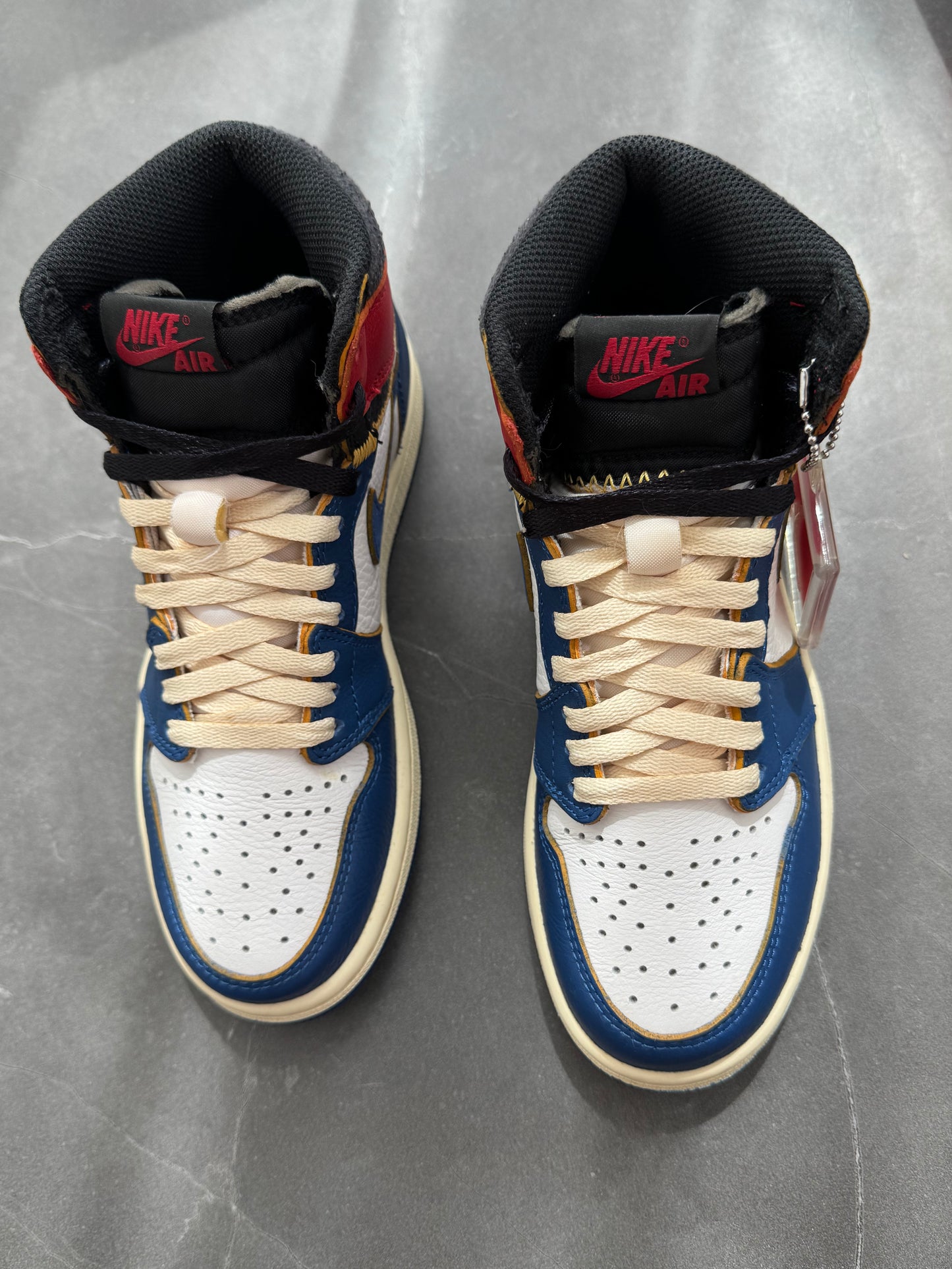 Air Jordan 1 High Union Blue Toe US5