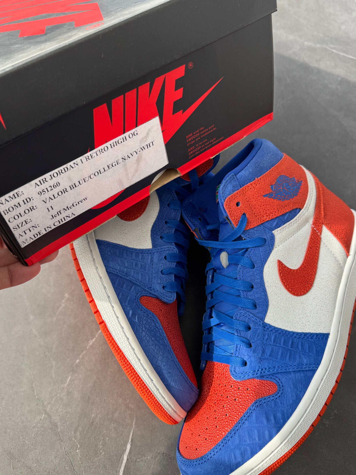 Air Jordan 1 High Florida Gators PE π