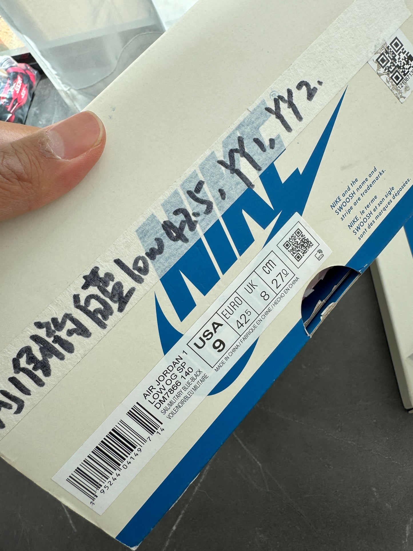 Air Jordan 1 Low Travis Scott Fragment Design US9