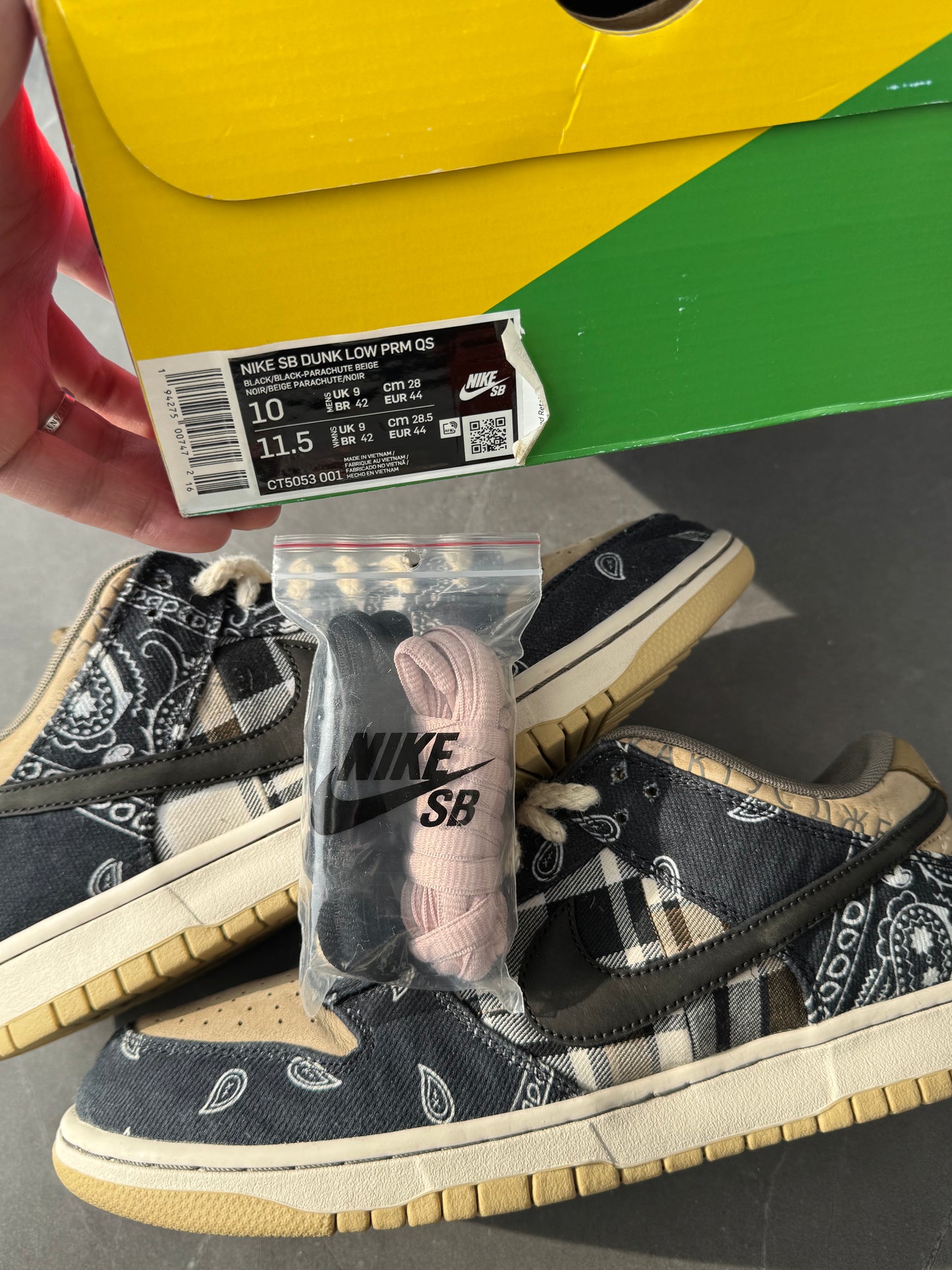 Dunk Low Pro SB Travis Scott US10