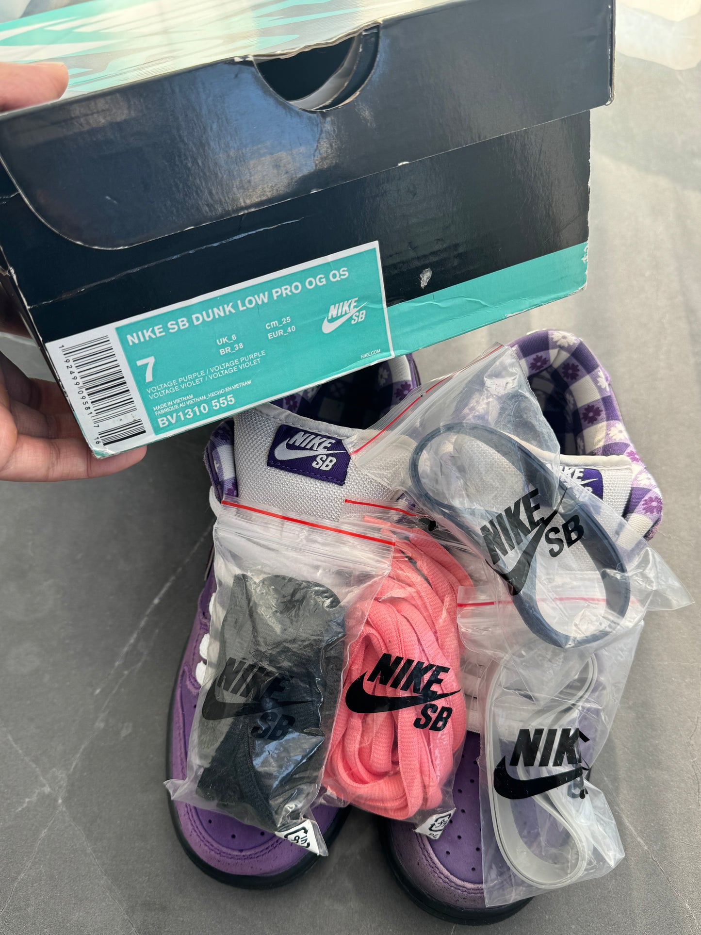 Dunk Low Pro SB Purple Lobster US7