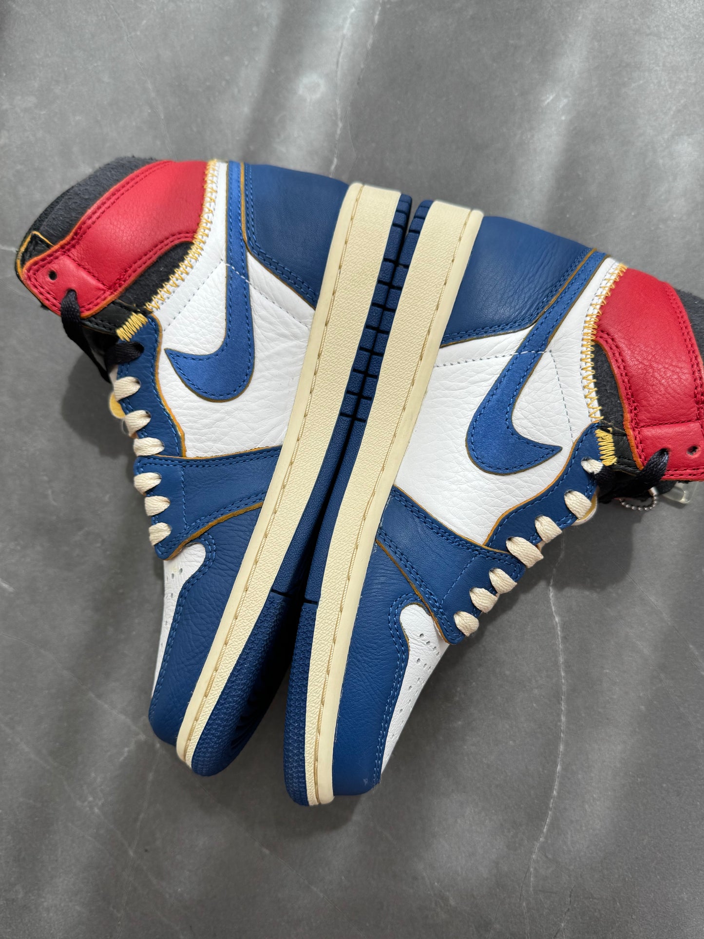 Air Jordan 1 High Union Blue Toe US5