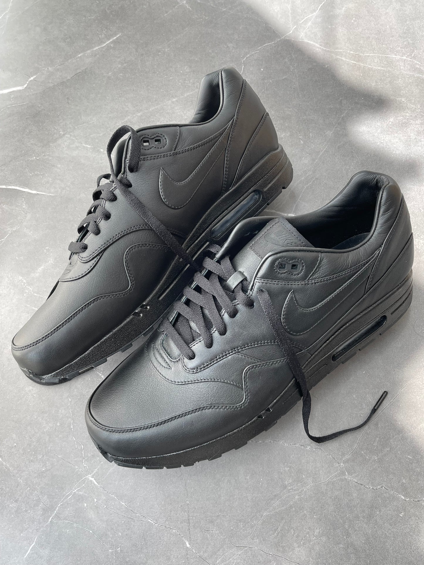 Air Max 1 Bespoke Triple Black Fit Test Sample 2015