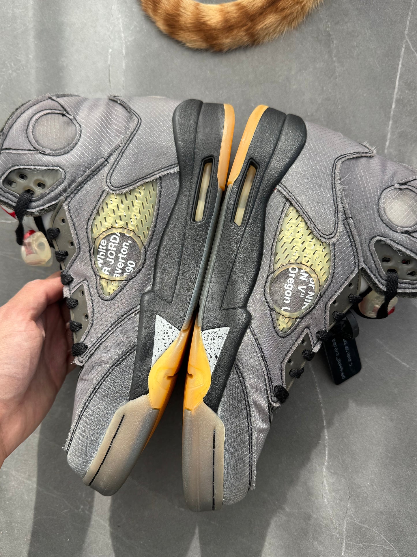 Air Jordan 5 Off-White Muslin US10.5