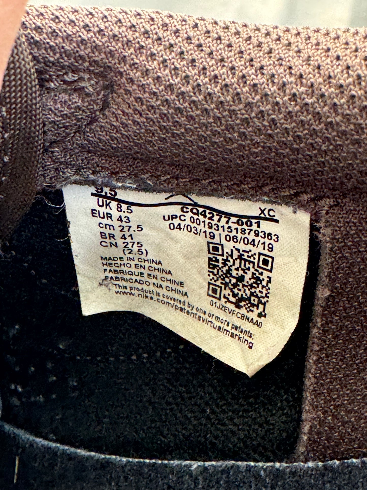 Air Jordan 1 Low Travis Scott Mocha US9.5