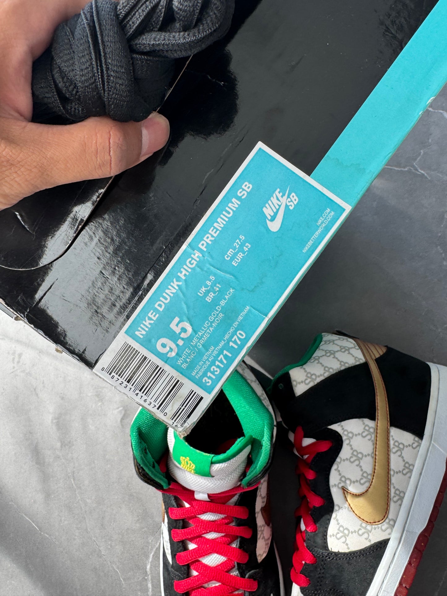 Dunk High Premium SB Black Sheep Paid In Full 2014 US9.5