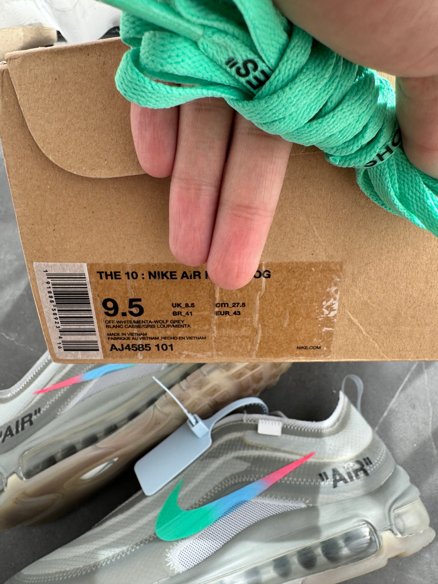 Air Max 97 Off-White Menta US9.5