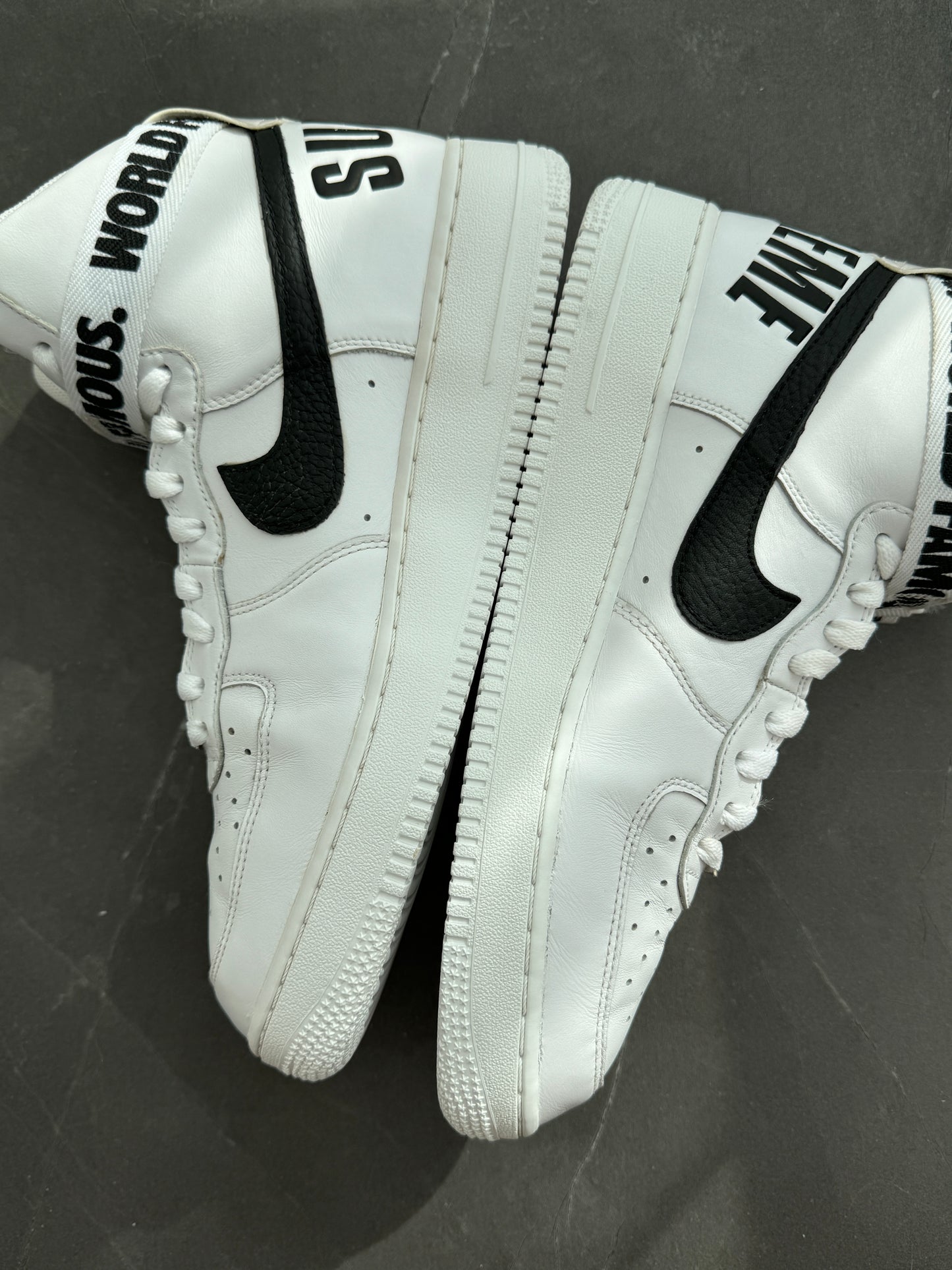 Air Force 1 High Supreme White World Famous