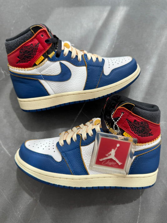 Air Jordan 1 High Union Blue Toe US5