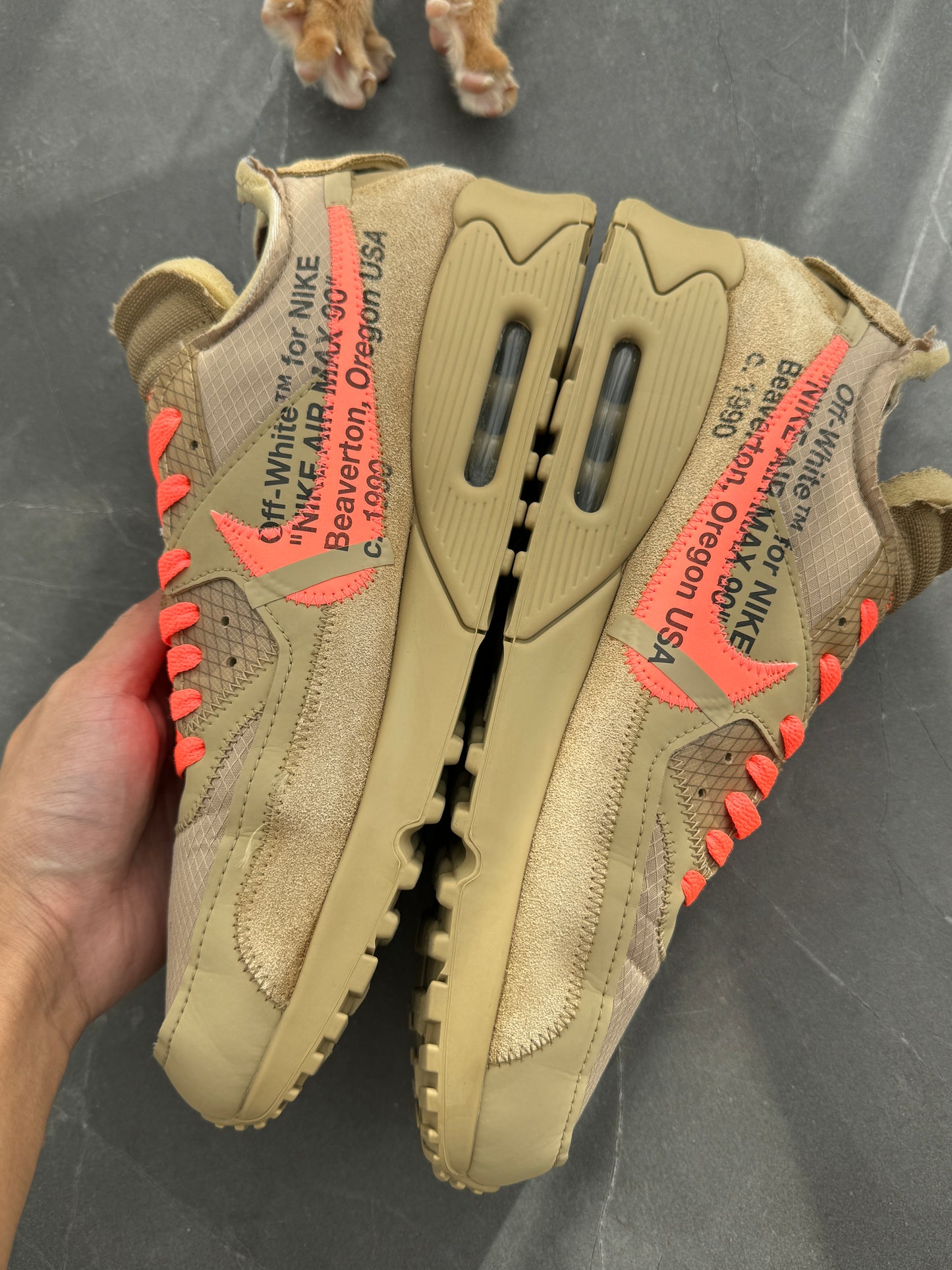 Air Max 90 Off-White Desert Ore US12