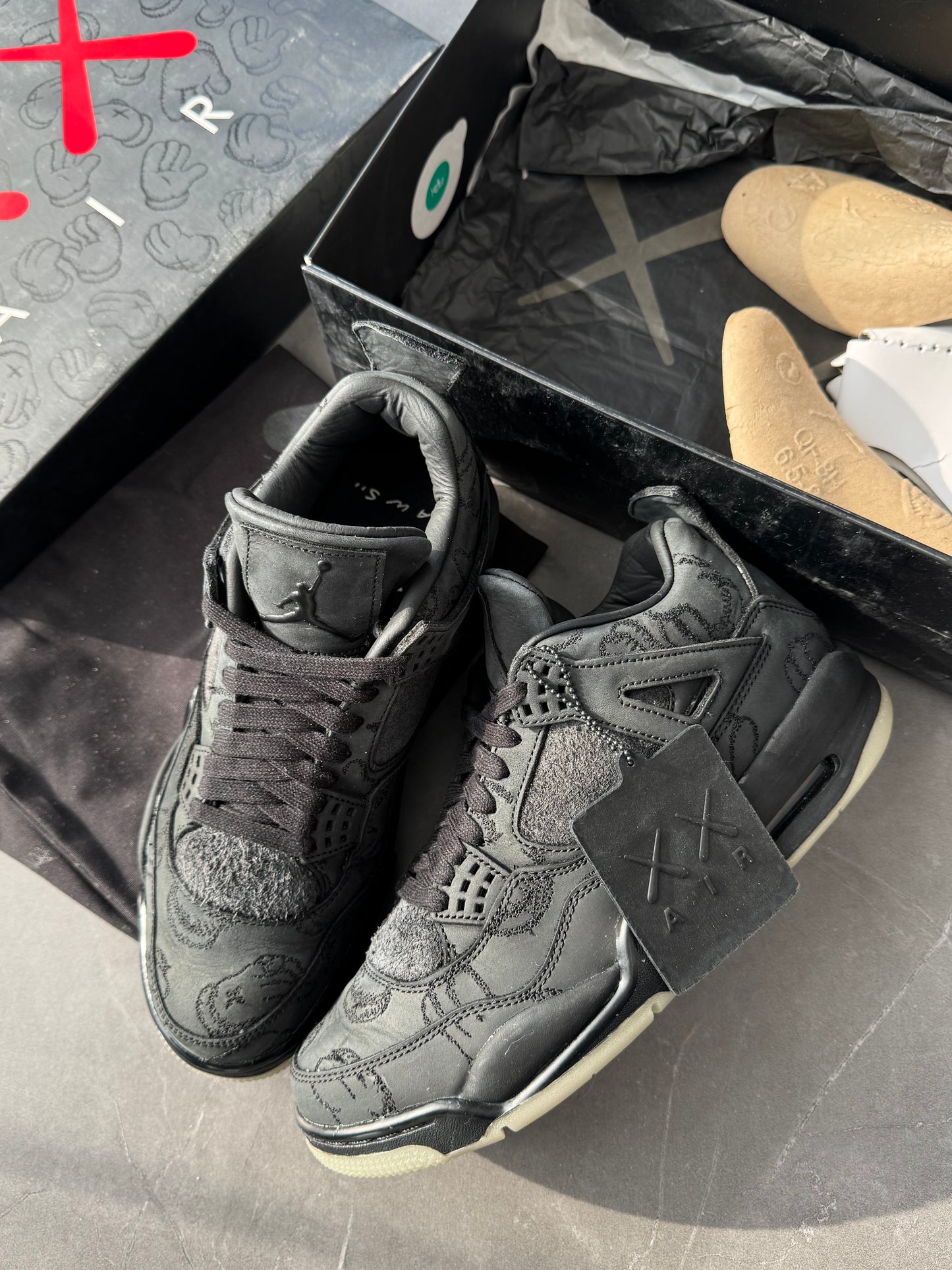 Air Jordan 4 Kaws Black US8