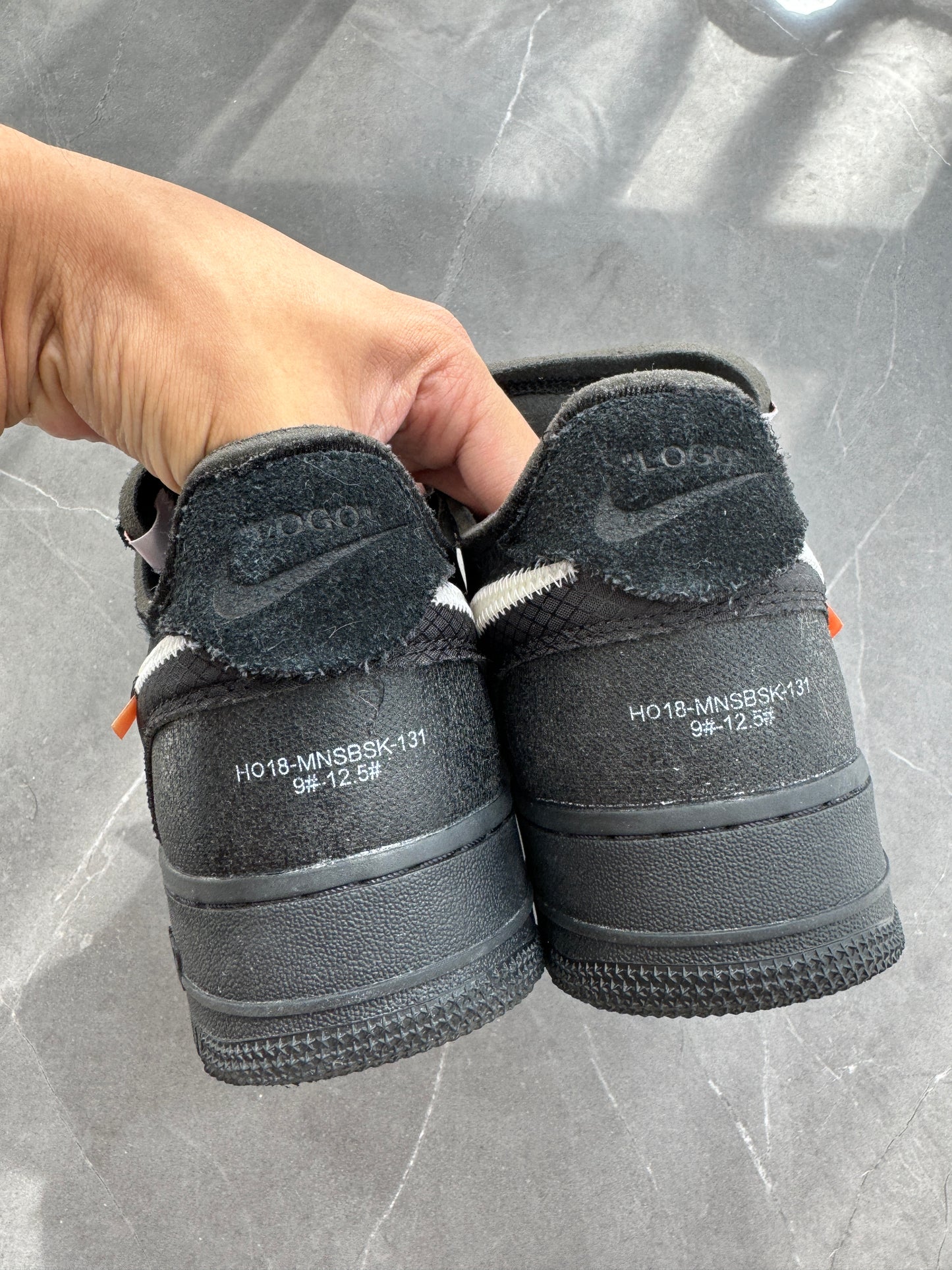 Air Force 1 Low Off-White Black US9.5