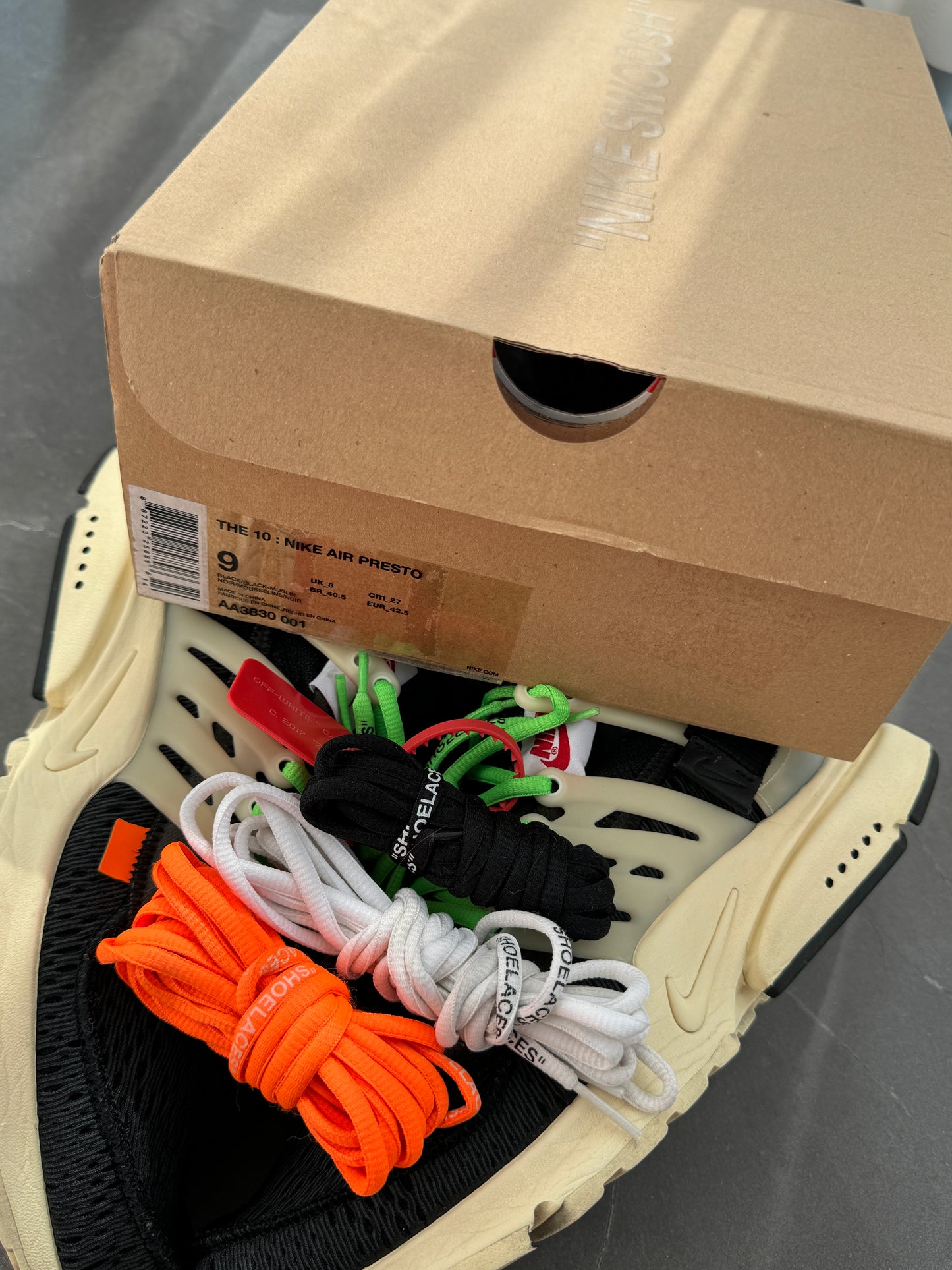 Nike Air Presto Off-White The Ten US9