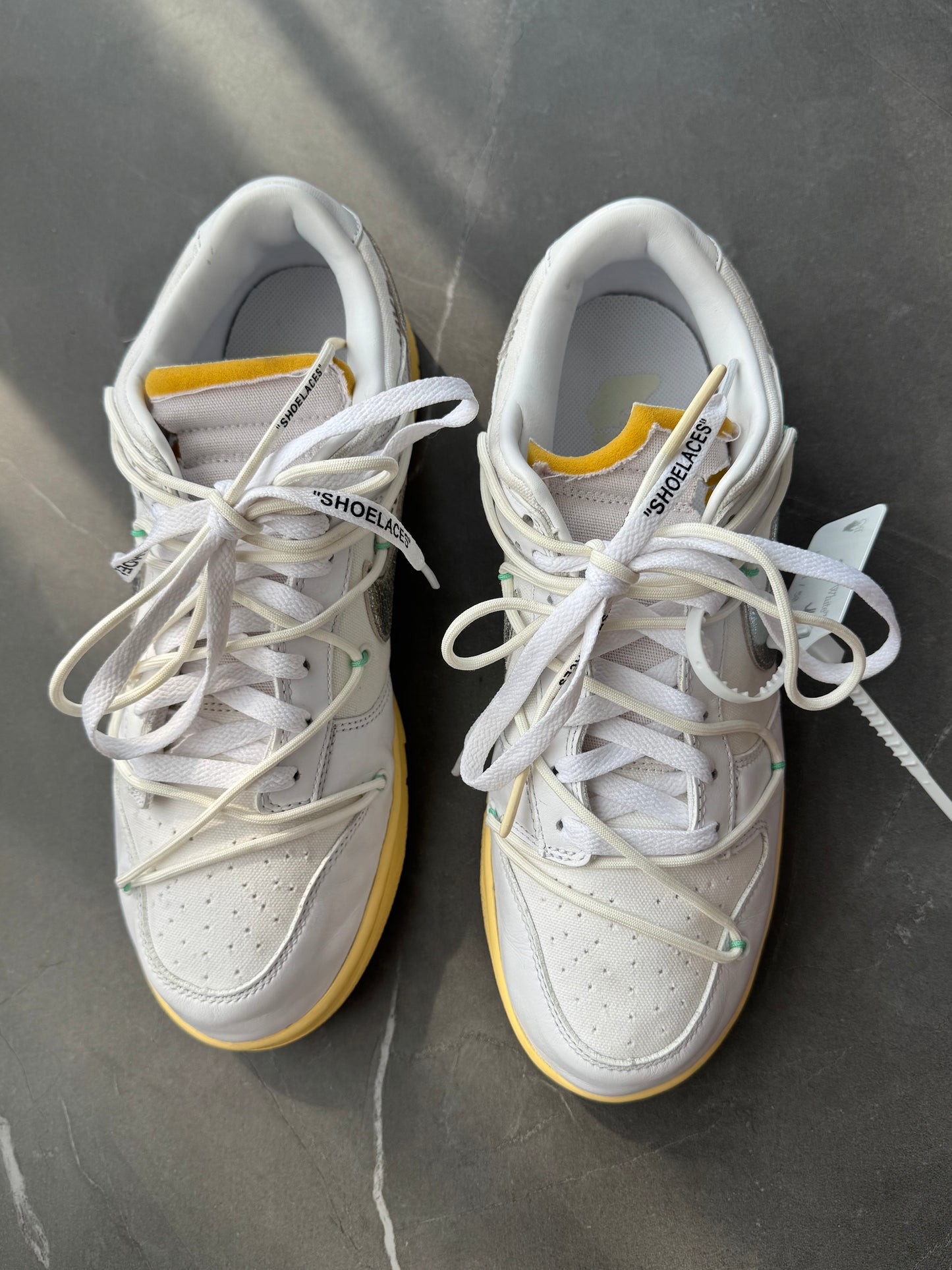 Dunk Low Off-White Lot1 US10.5