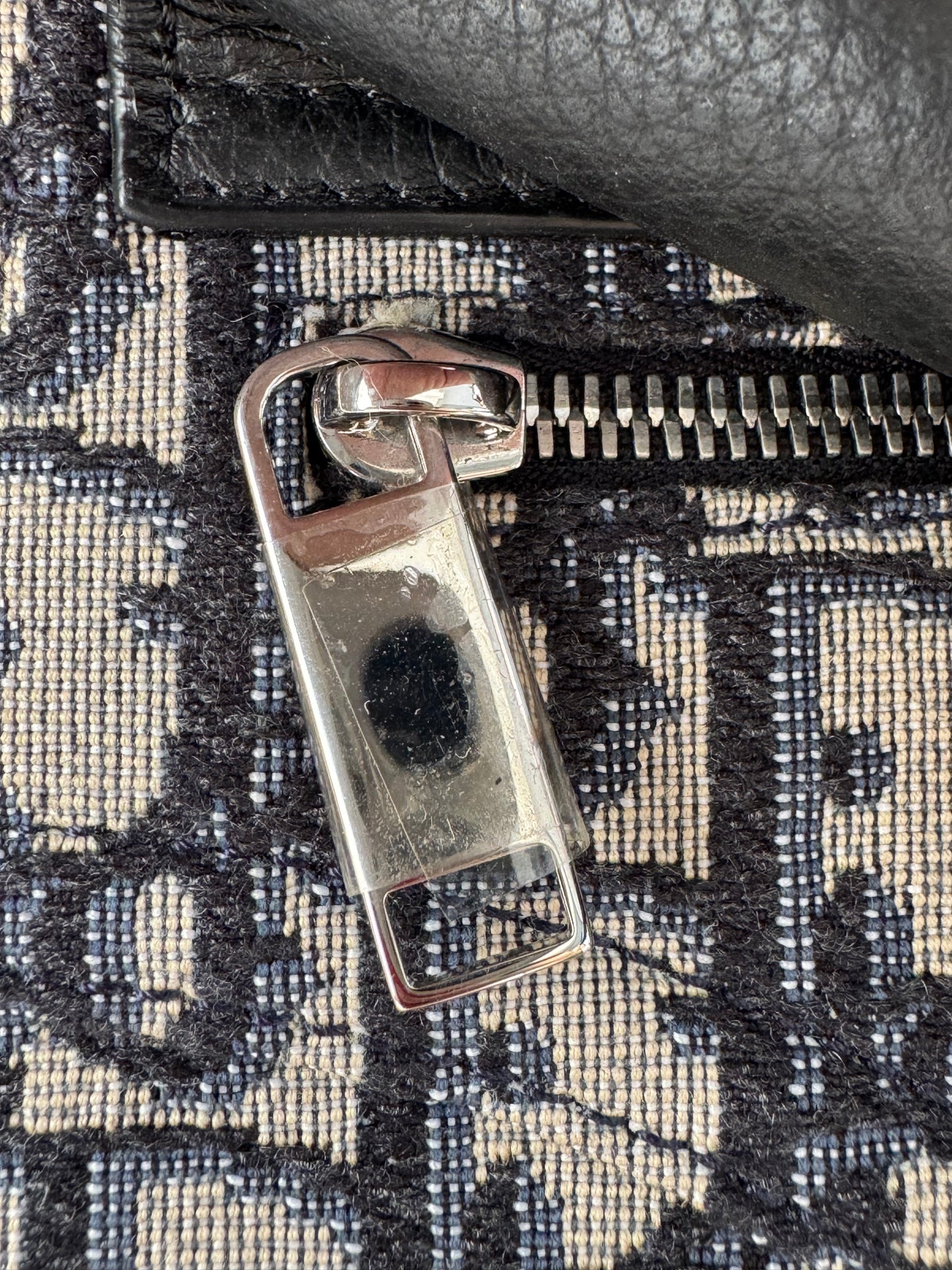 Dior Oblique Saddle Bag Black