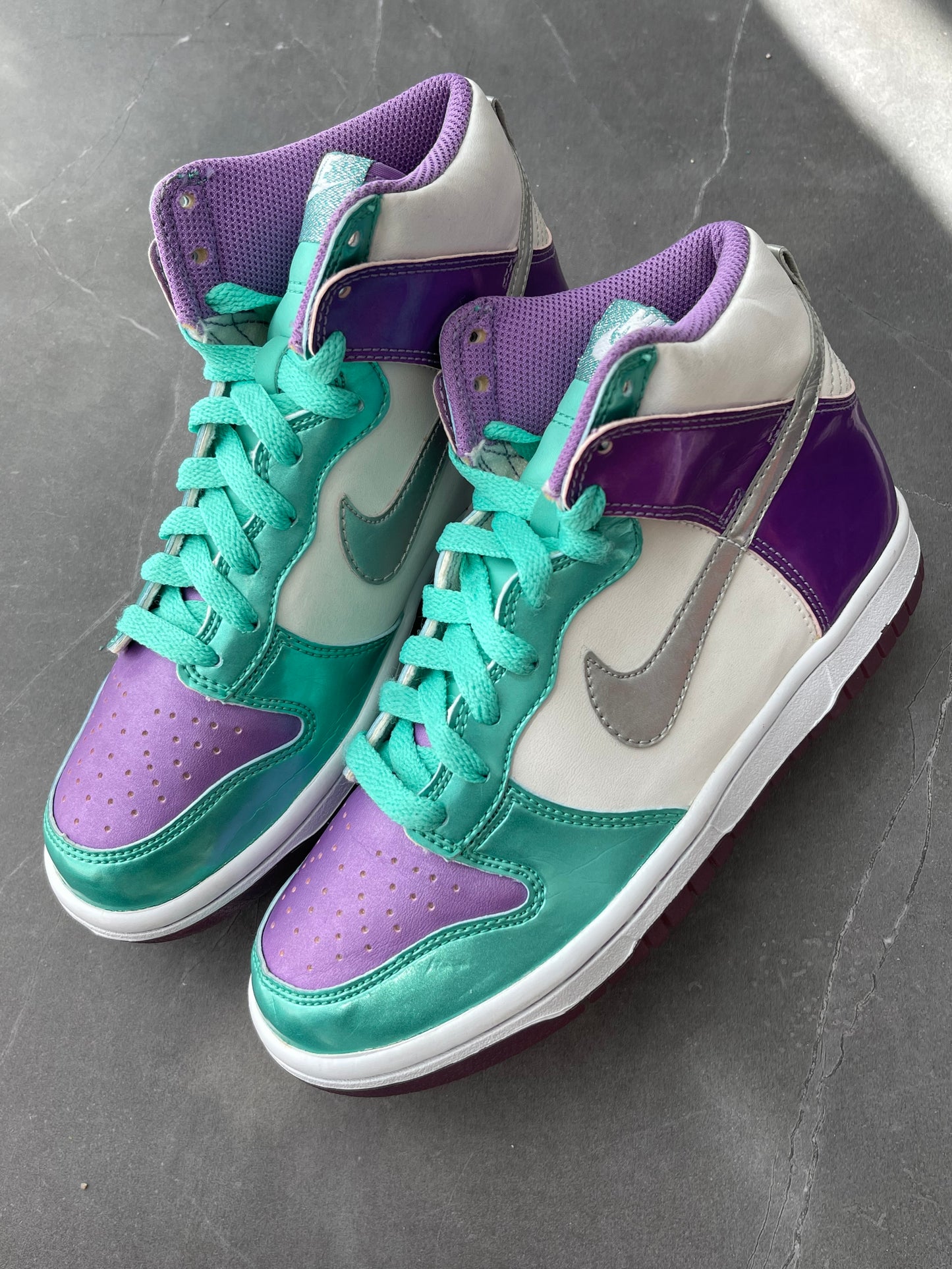 Dunk High White Purple Cool Mint Sample 2009