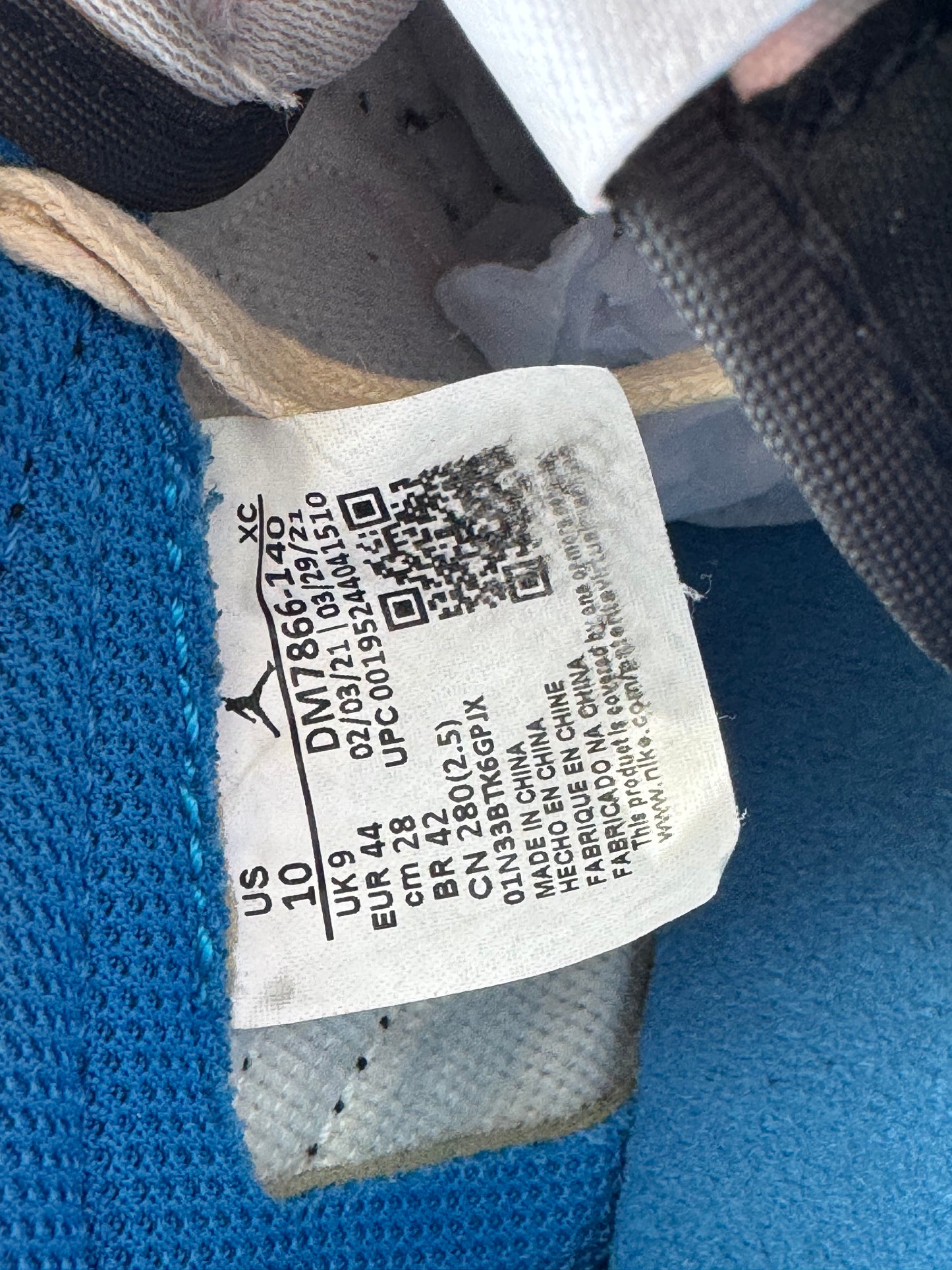 Air Jordan 1 Low Travis Scott Fragment Design US10