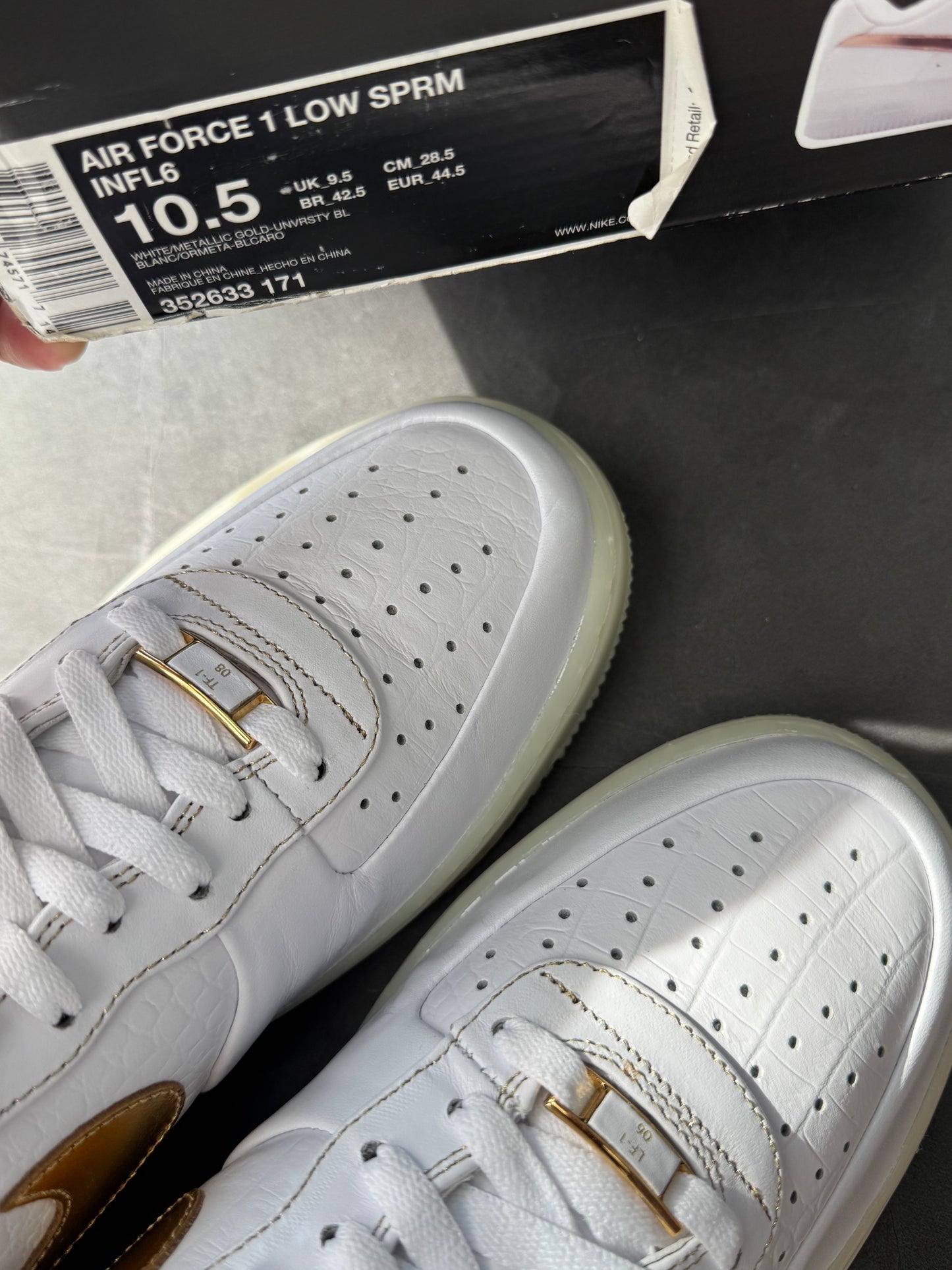 Air Force 1 Low Supreme Rio Ferdinand 2008 US10.5