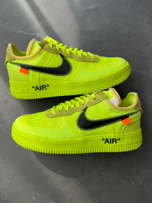 Air Force 1 Low Off-White Volt Sample US5.5